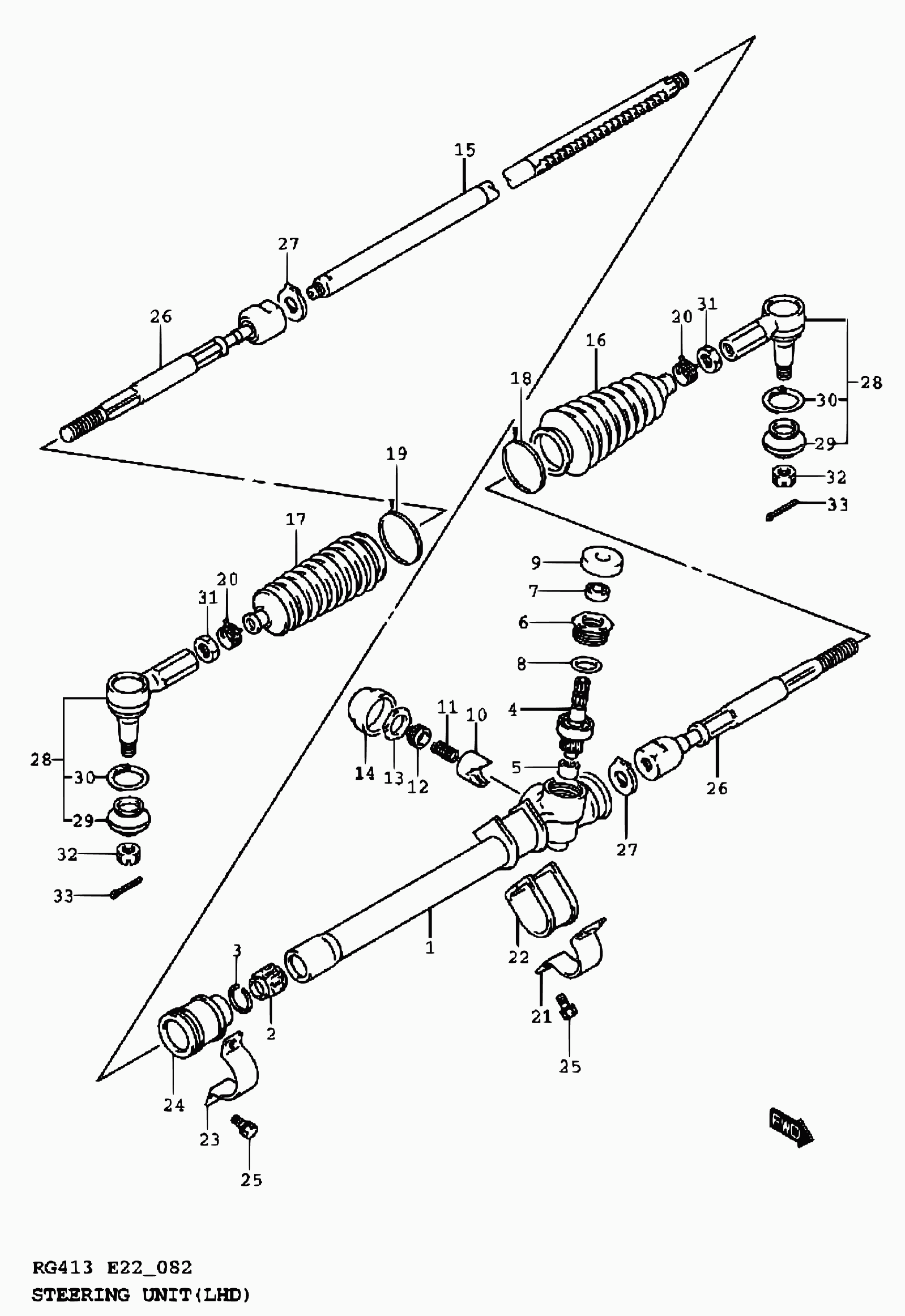 Bedford 48571-82000 - Soffietto, Sterzo www.autoricambit.com