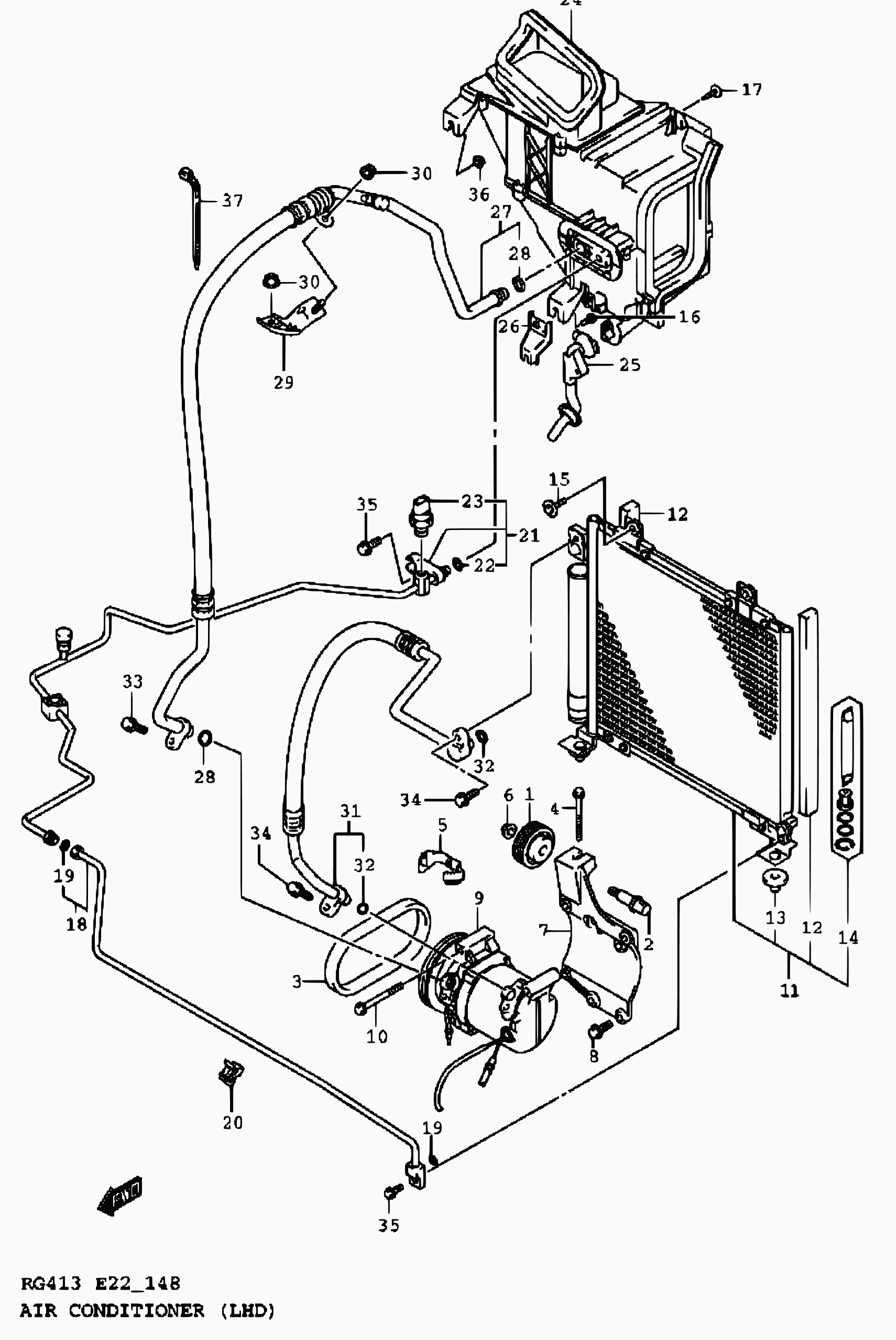 Suzuki 49181-56B10 - Cinghia Poly-V www.autoricambit.com