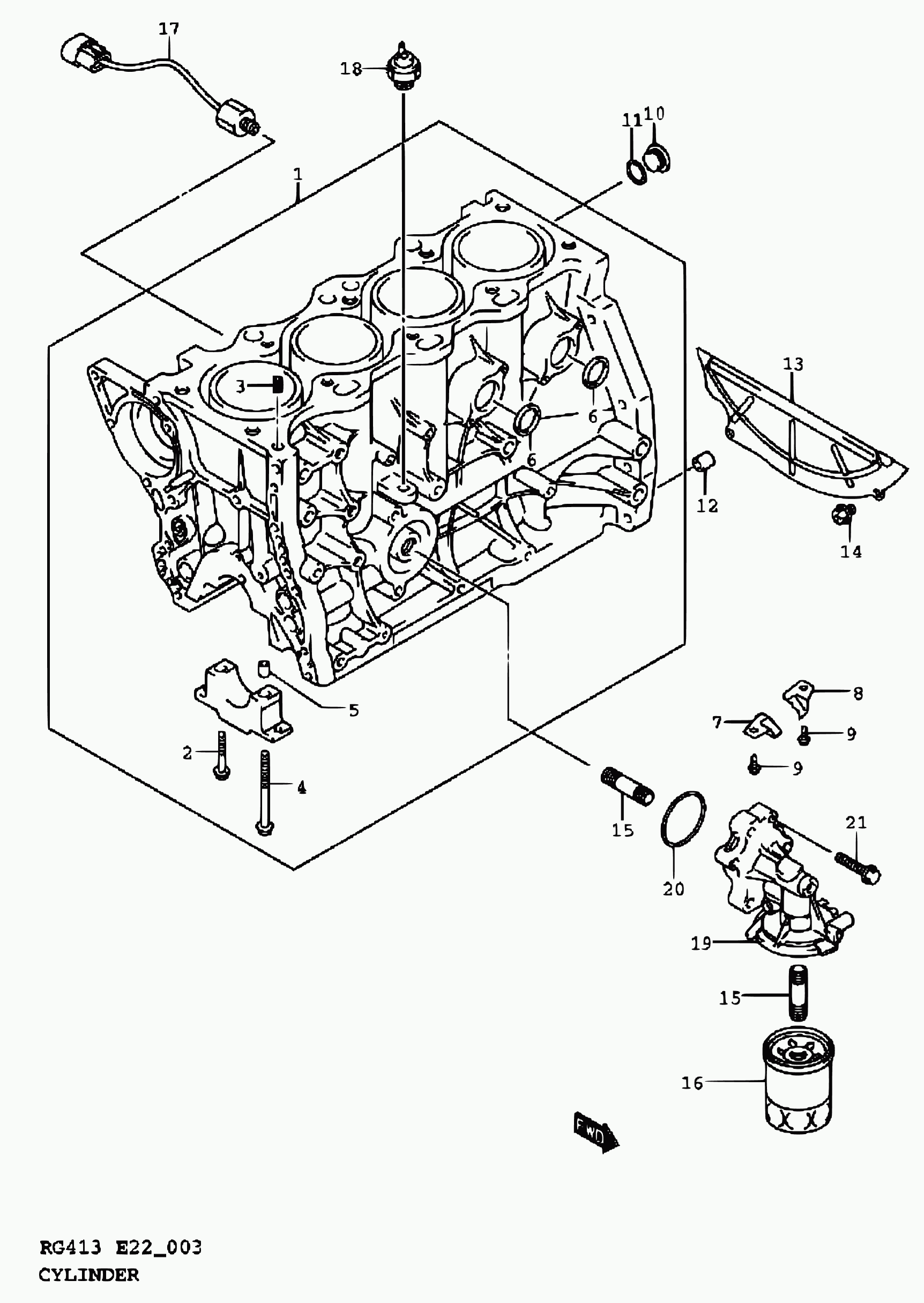 Suzuki 37820 82001 - Sensore, Pressione olio www.autoricambit.com