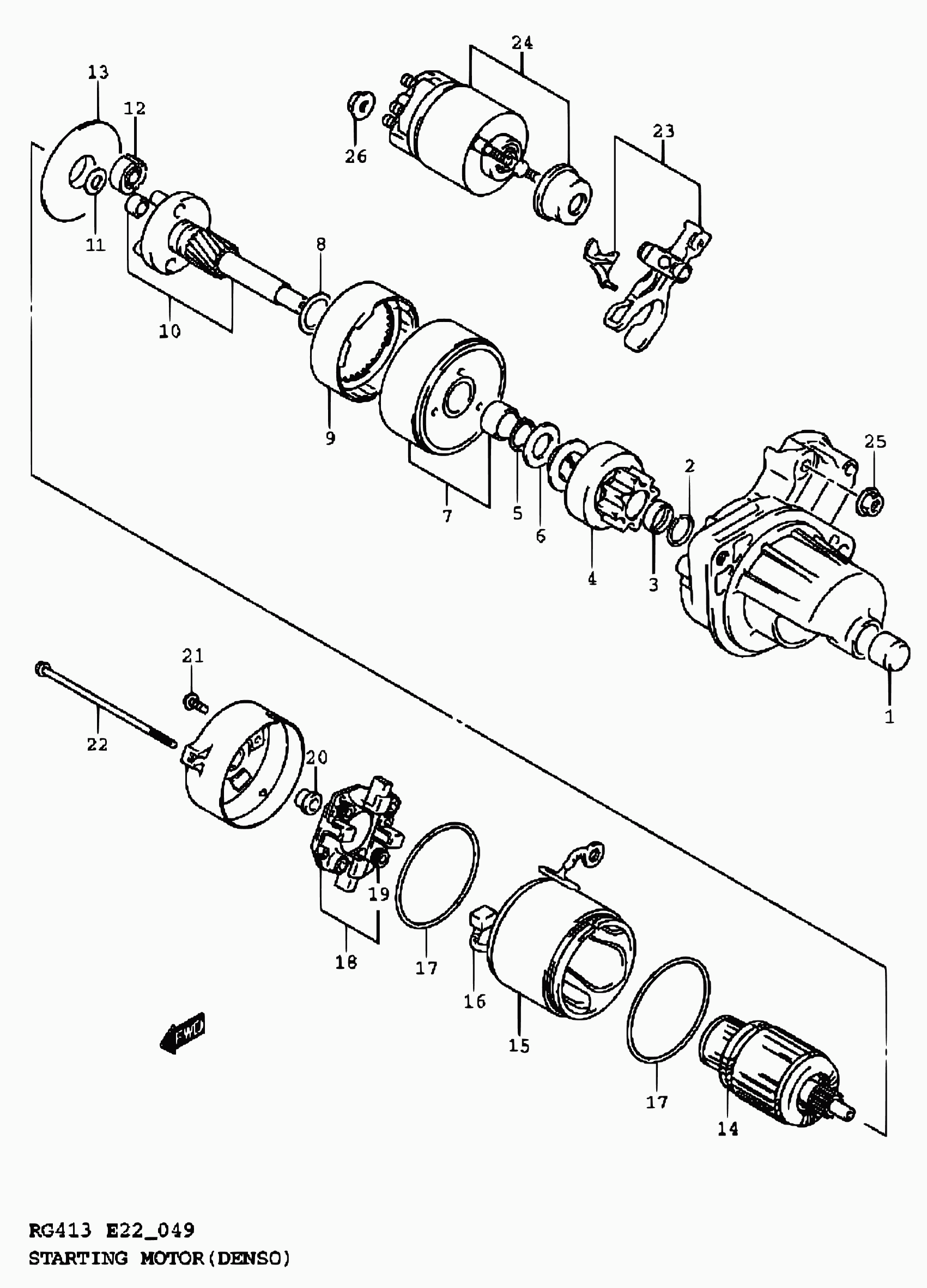 Suzuki (Changhe) 31100-80G00 - Motorino d'avviamento www.autoricambit.com