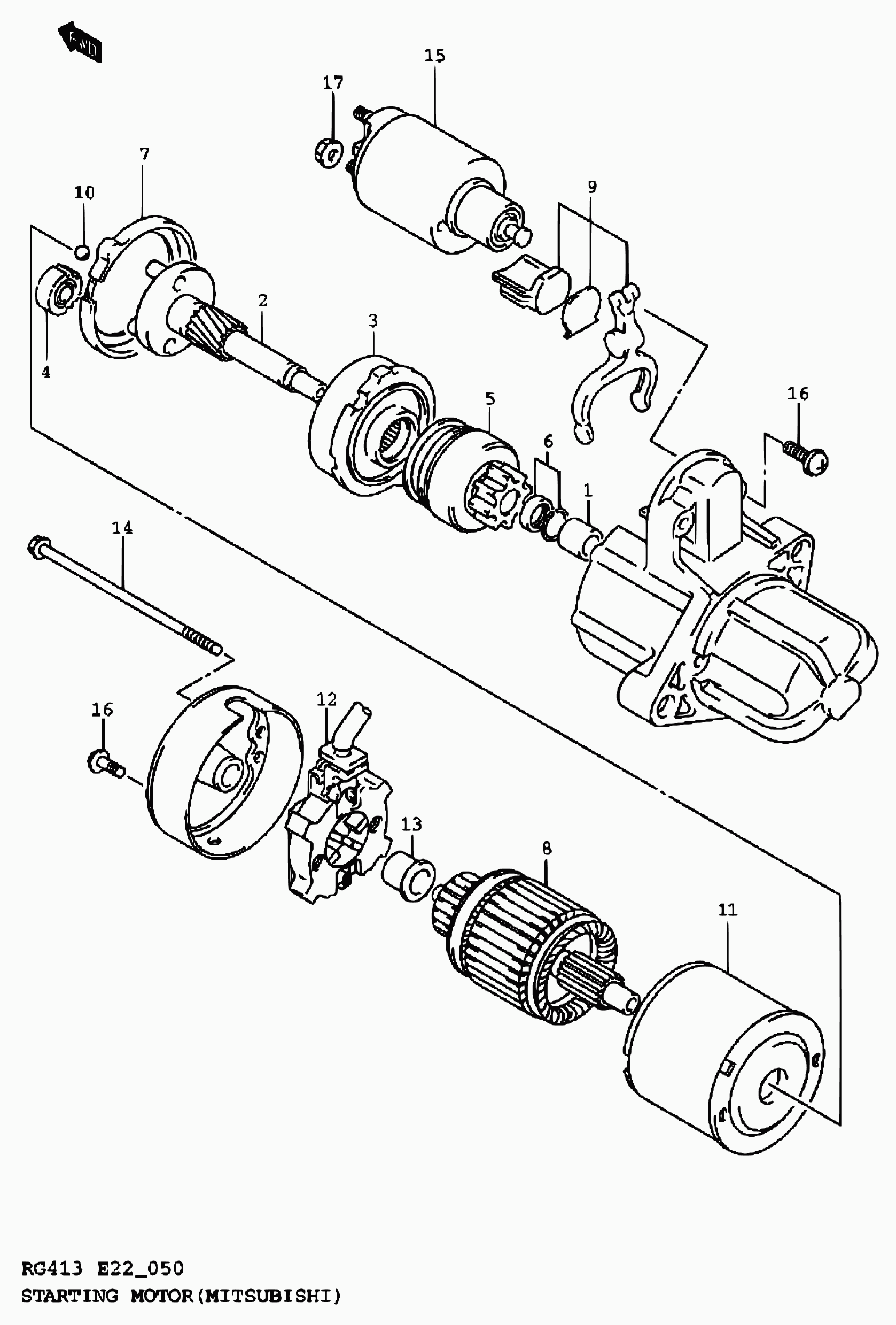 Honda 31100-80G10 - Motorino d'avviamento www.autoricambit.com