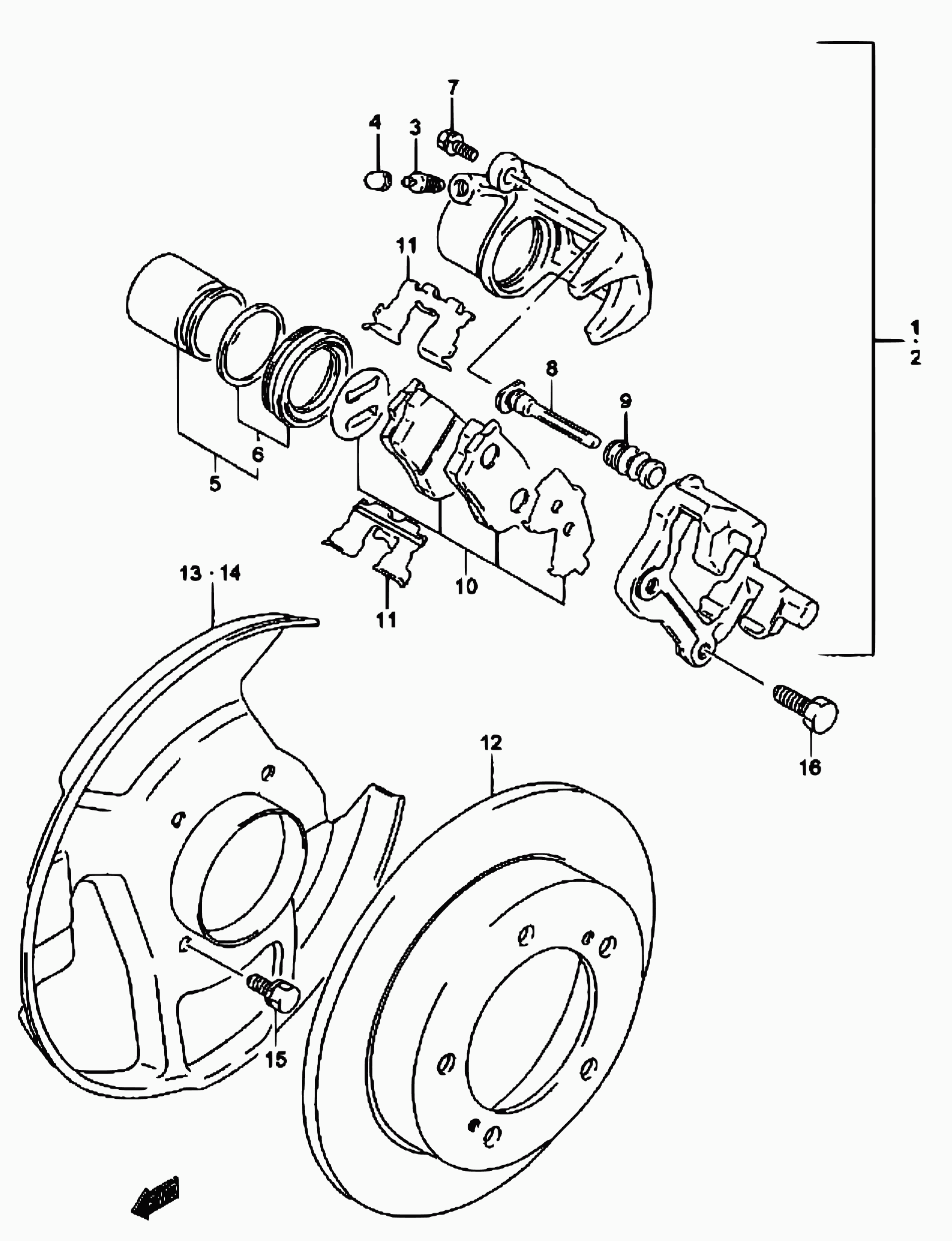 Suzuki 55211-60A00 - Discofreno www.autoricambit.com