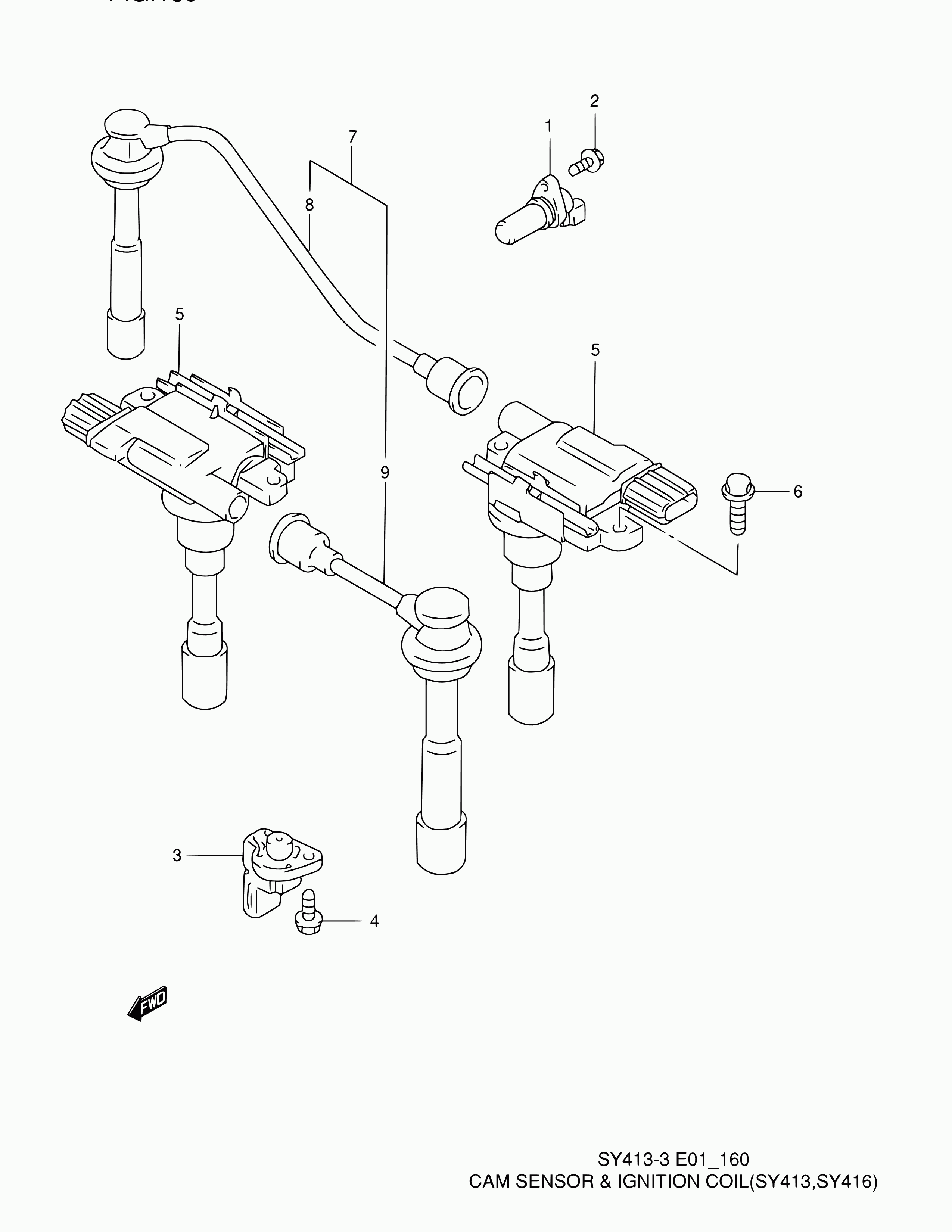 Suzuki 33705-66D00 - Kit cavi accensione www.autoricambit.com