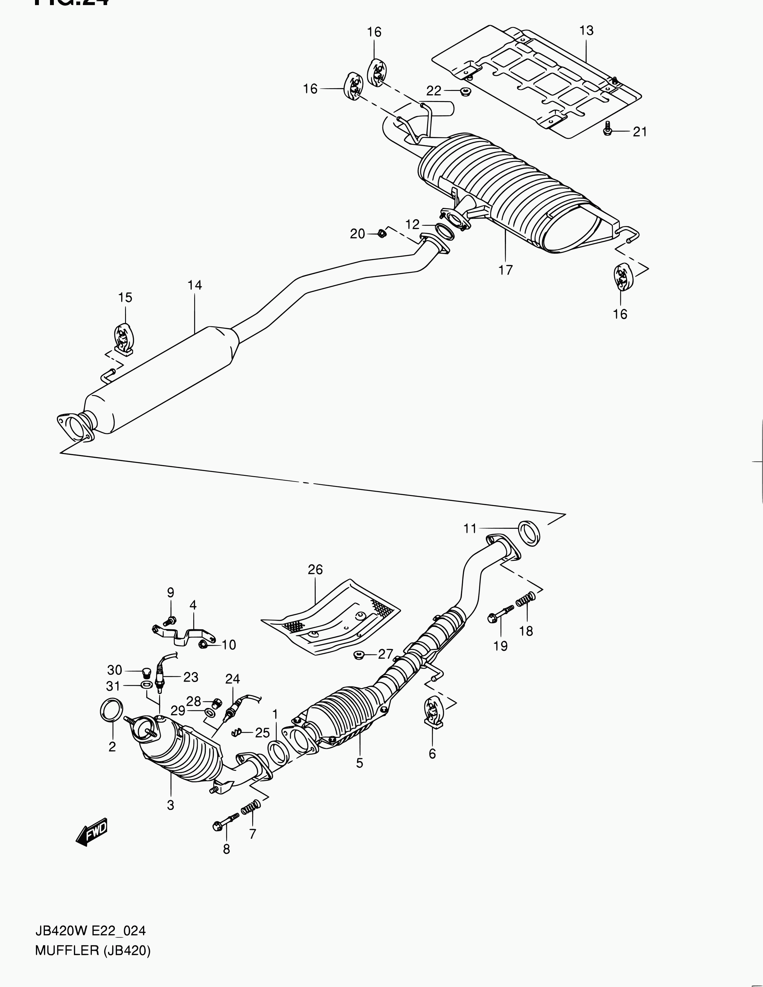 Bedford 18213-65J00 - Sonda lambda www.autoricambit.com