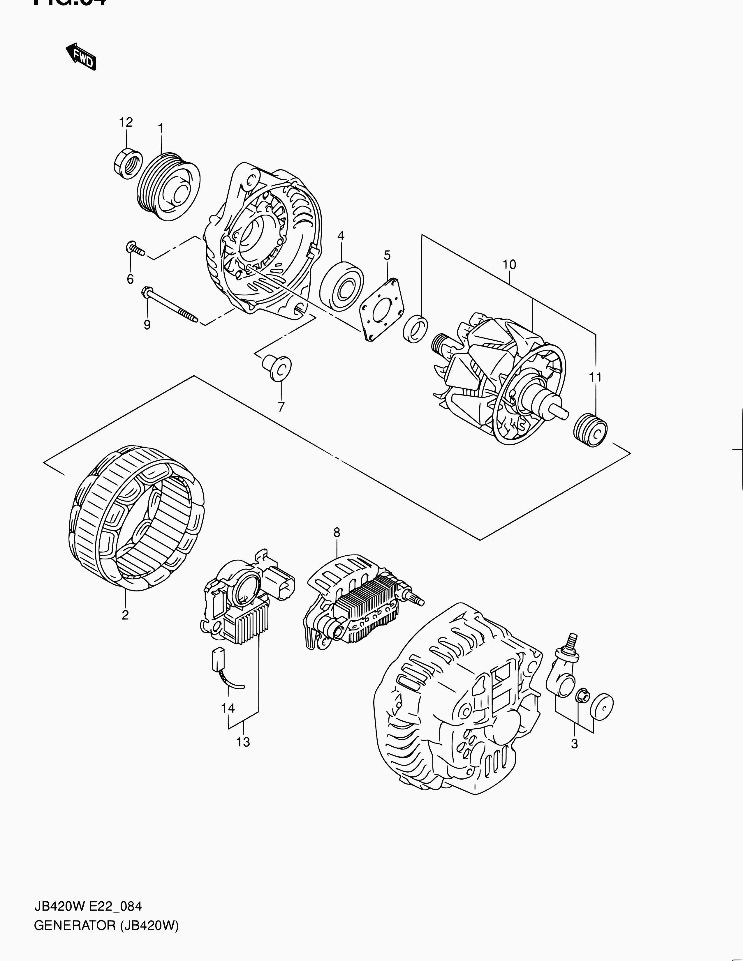 Suzuki 31710-65J10 - Alternatore www.autoricambit.com