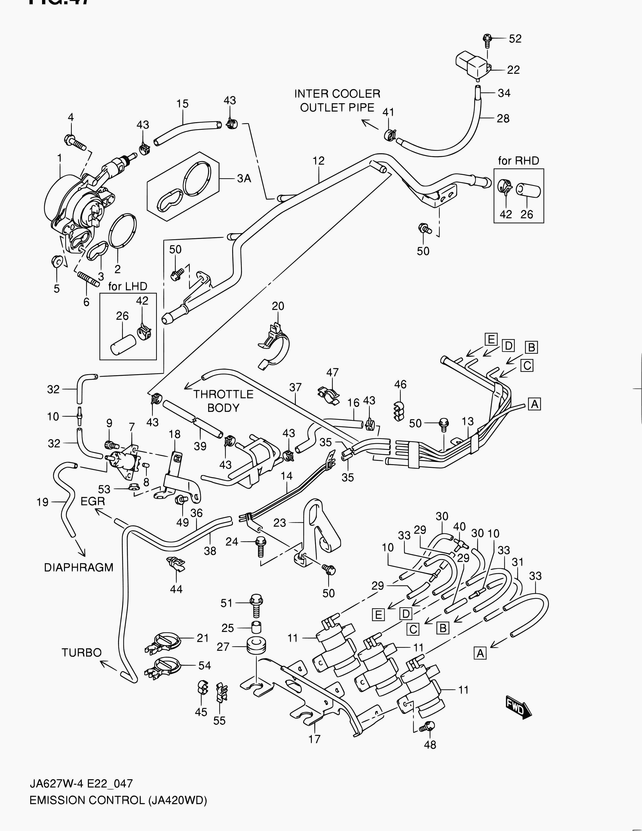 Suzuki 18590 67G00 - Sensor MAP, pressione del collettore di aspirazione www.autoricambit.com