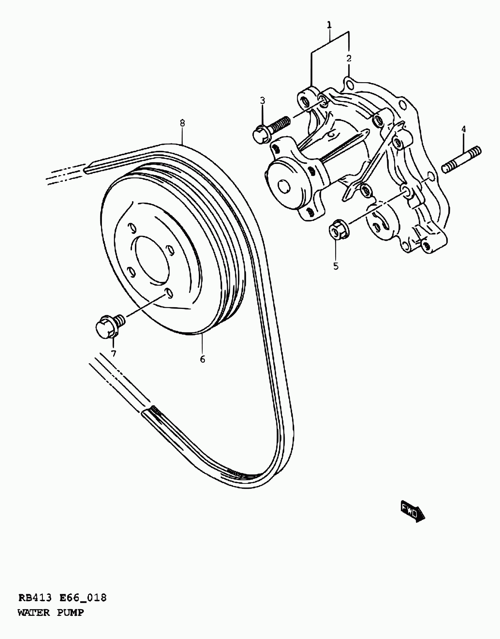 Suzuki 17521-83E00 - Cinghia Poly-V www.autoricambit.com