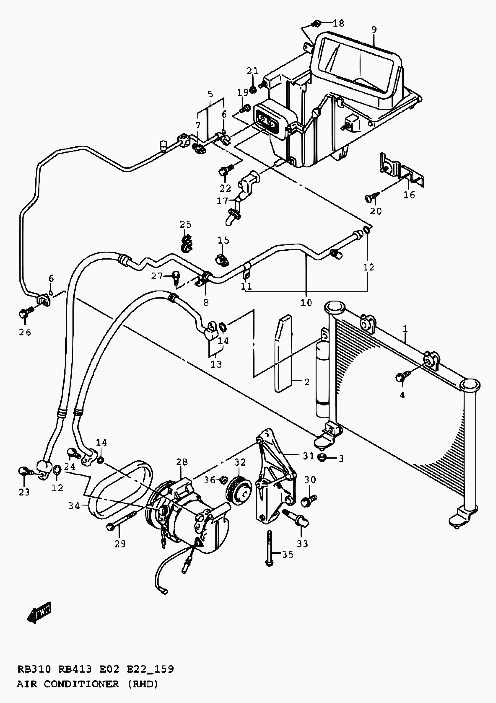 Suzuki 95141-60B50 - Cinghia Poly-V www.autoricambit.com