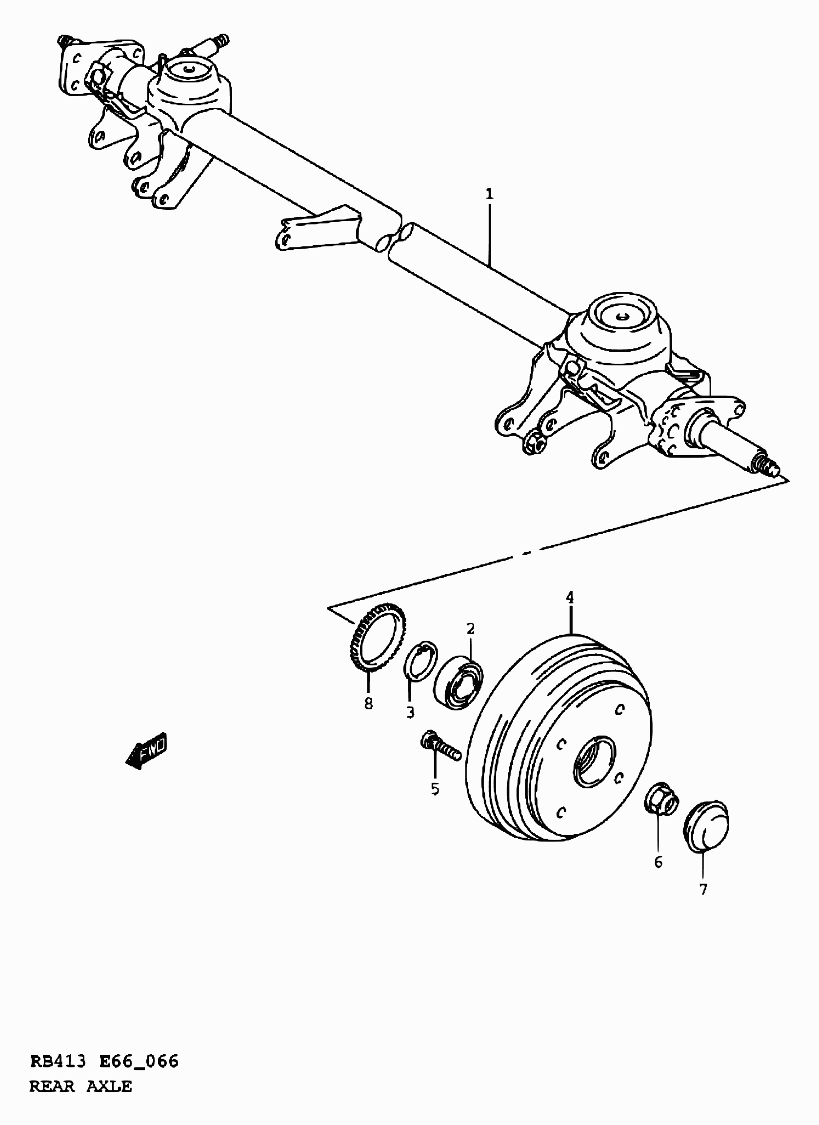 Suzuki 43511-83E00 - Tamburo freno www.autoricambit.com