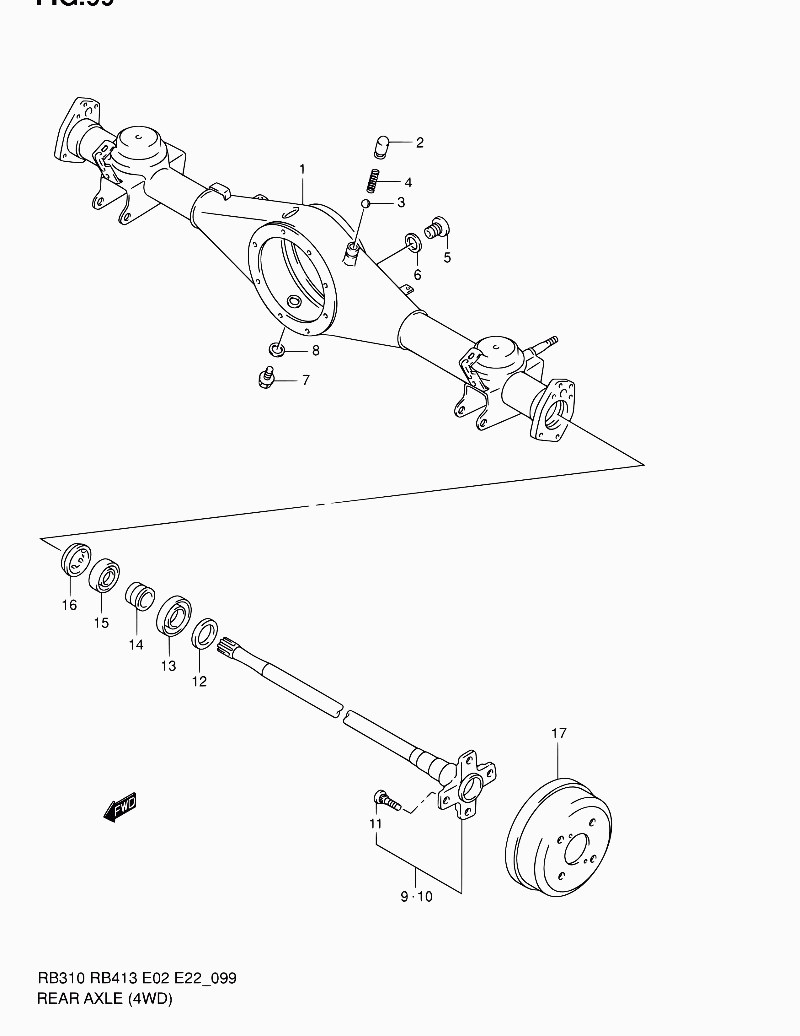 Suzuki 43588-72000 - Kit cuscinetto ruota www.autoricambit.com