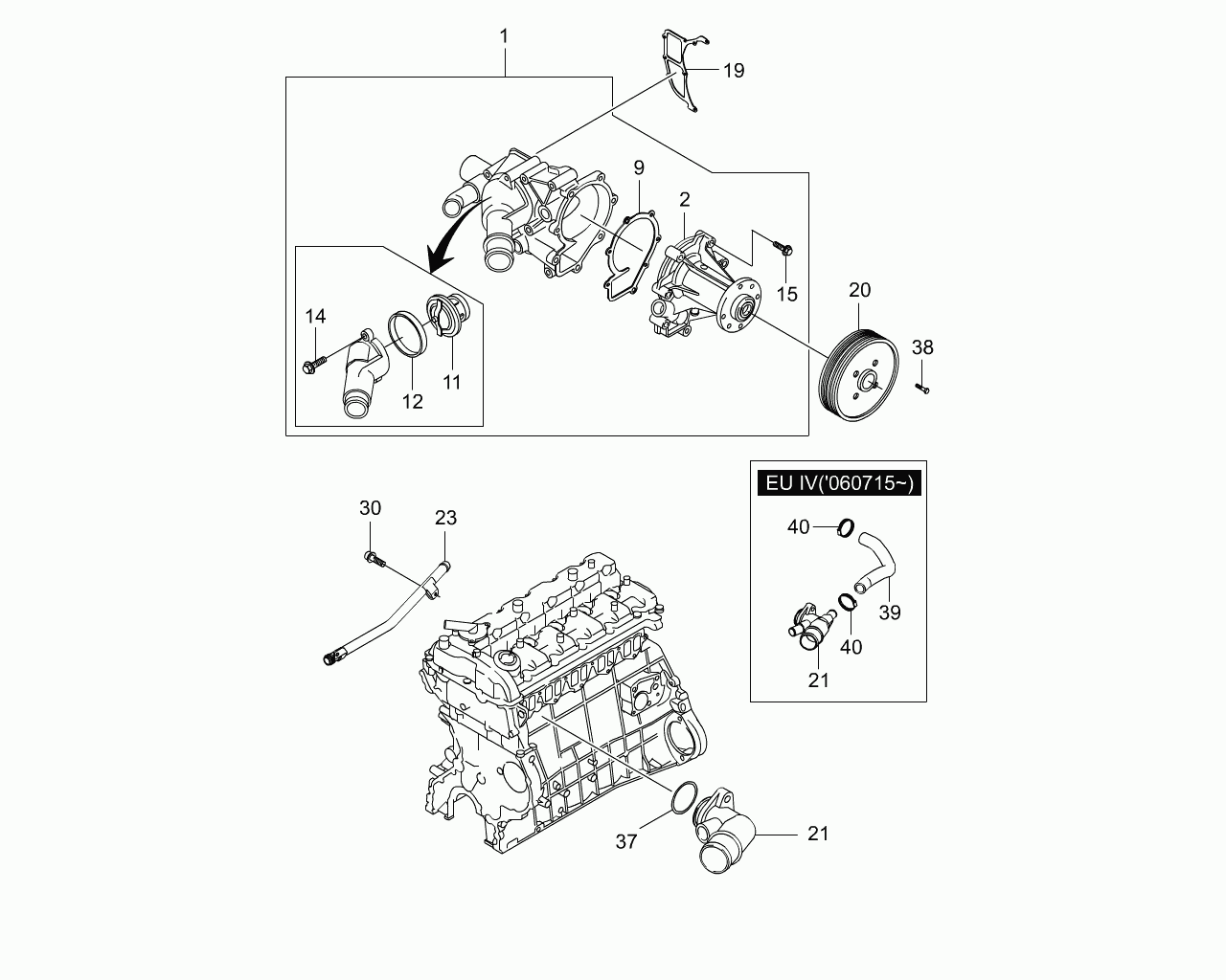 Mercedes-Benz 606 203 02 75 - Termostato, Refrigerante www.autoricambit.com