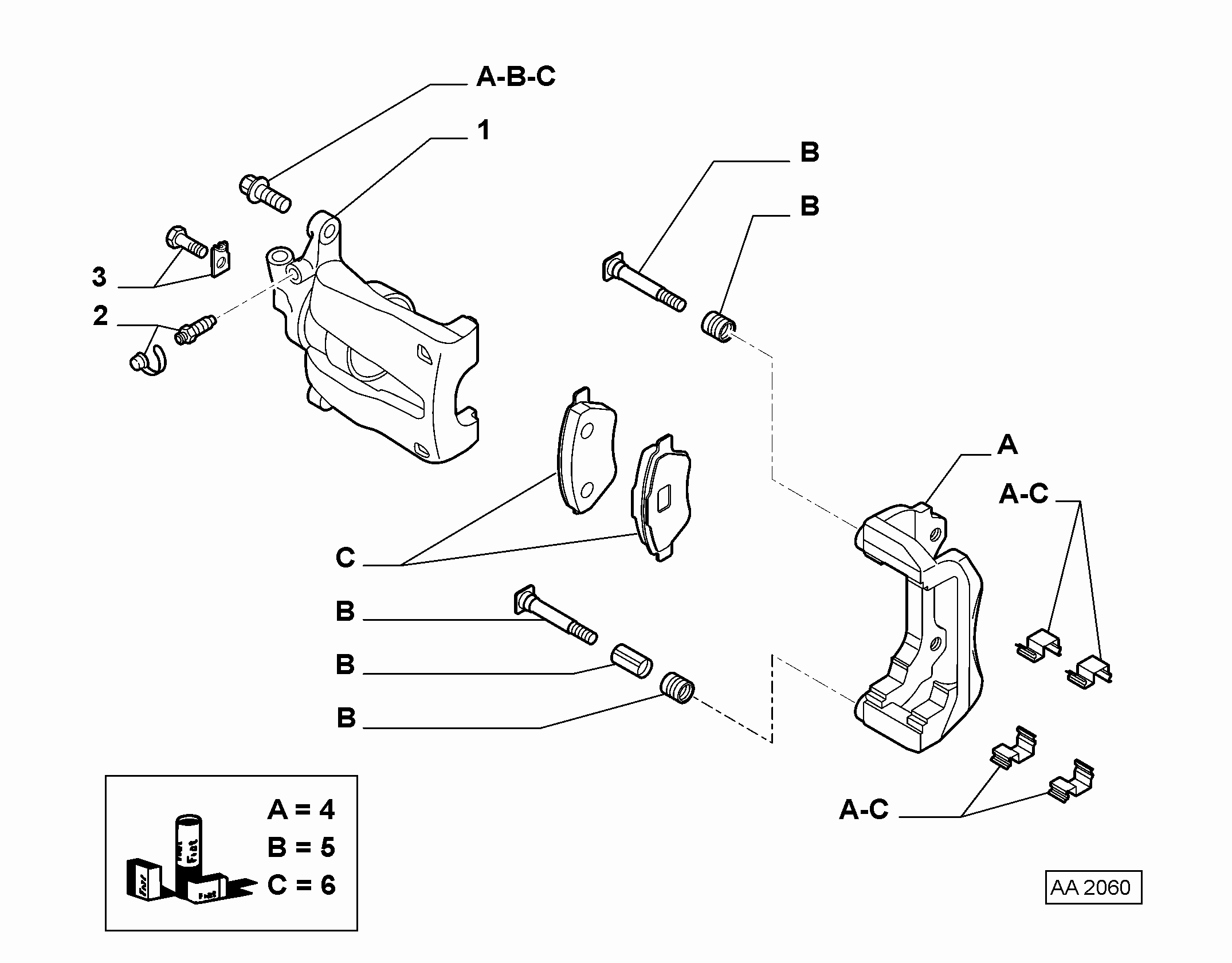 FIAT 71770965 - Kit pastiglie freno, Freno a disco www.autoricambit.com