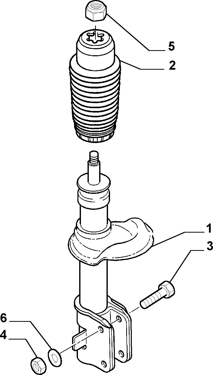 FIAT 1491968080 - Ammortizzatore www.autoricambit.com