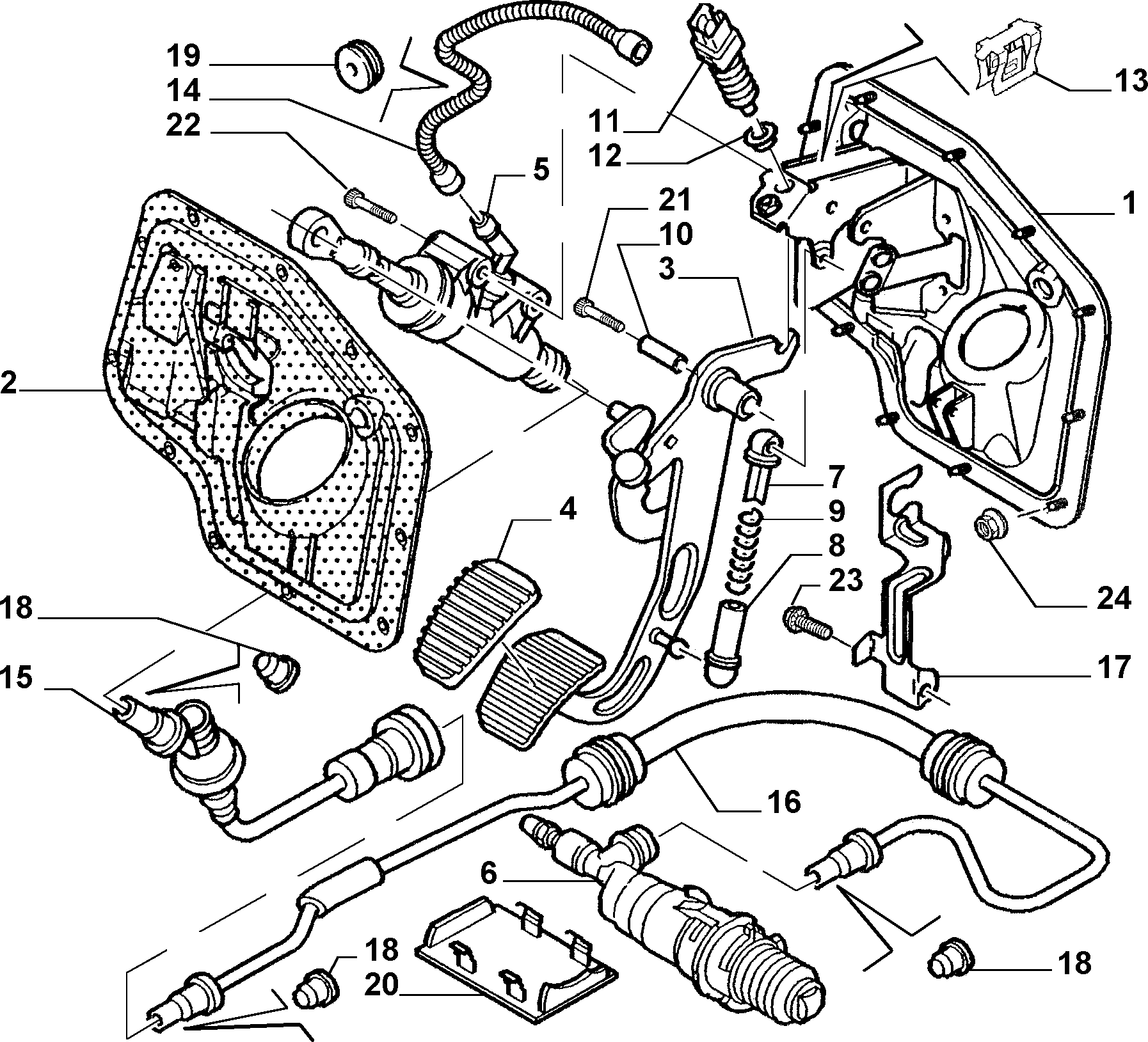 FIAT 96 318 766 80 - Cilindro secondario, Frizione www.autoricambit.com