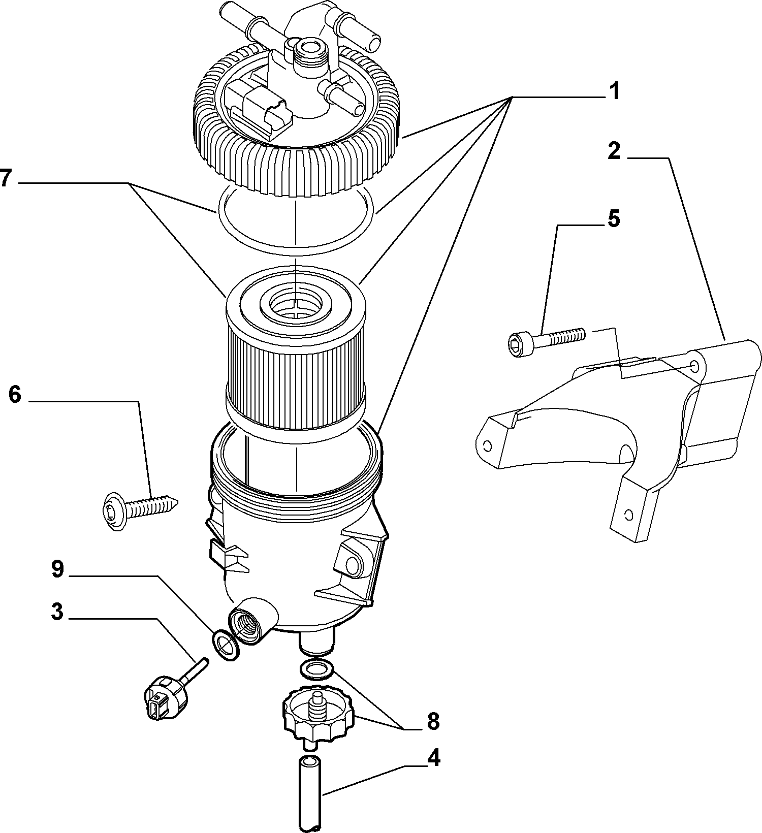 Lancia 9401906768 - Filtro carburante www.autoricambit.com