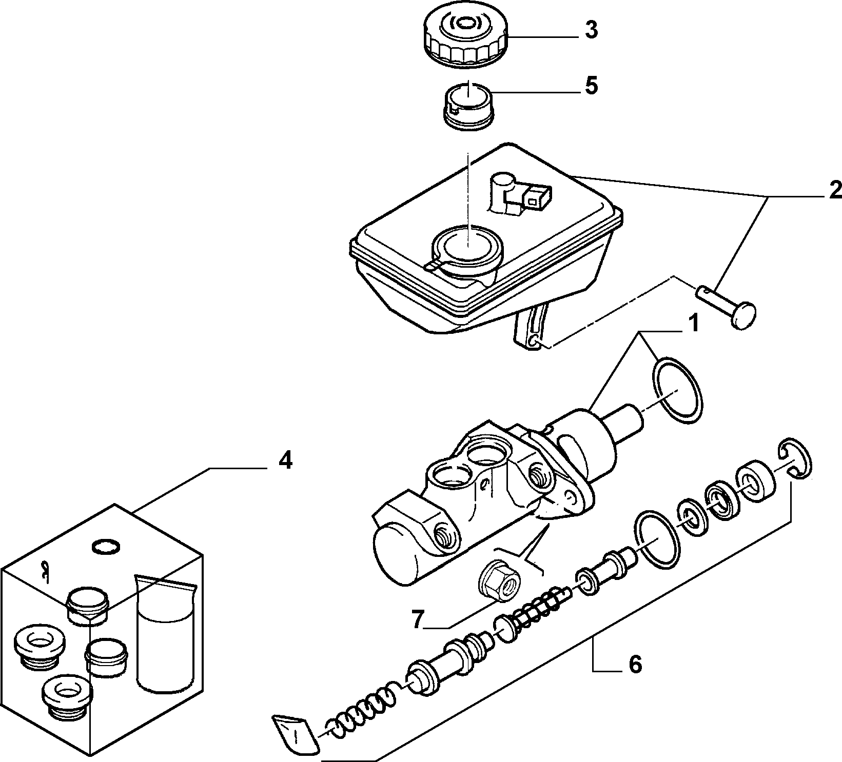 Lancia 9463378380 - Cilindro maestro del freno www.autoricambit.com