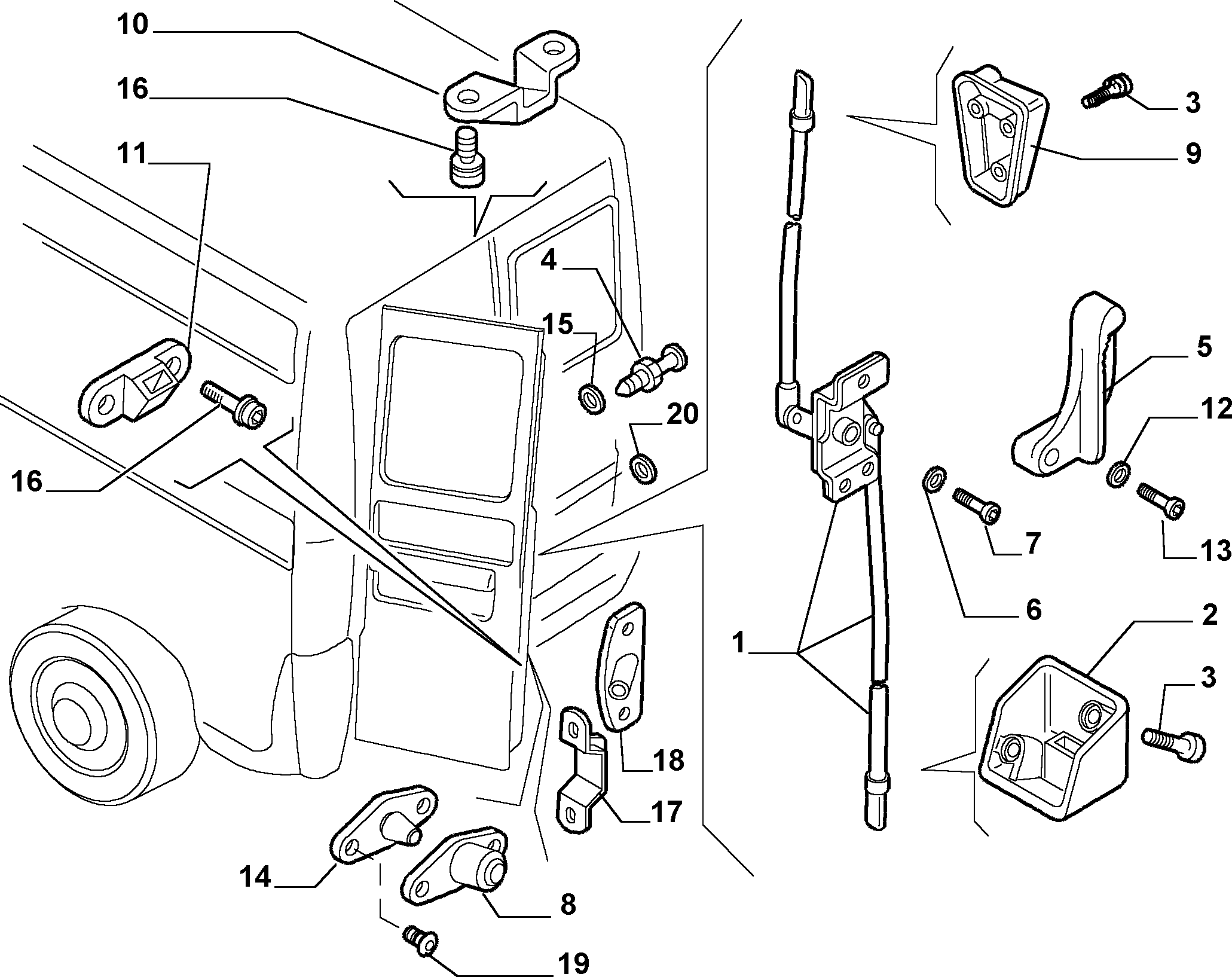 FIAT 1303898080 - Guida, Pulsante bloccaggio www.autoricambit.com