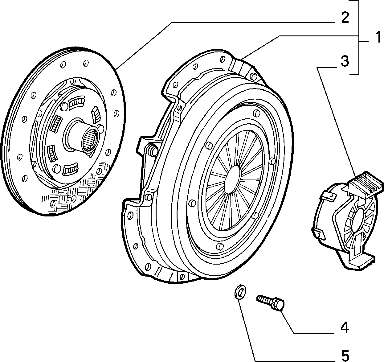 FIAT 55190642 - Kit frizione www.autoricambit.com