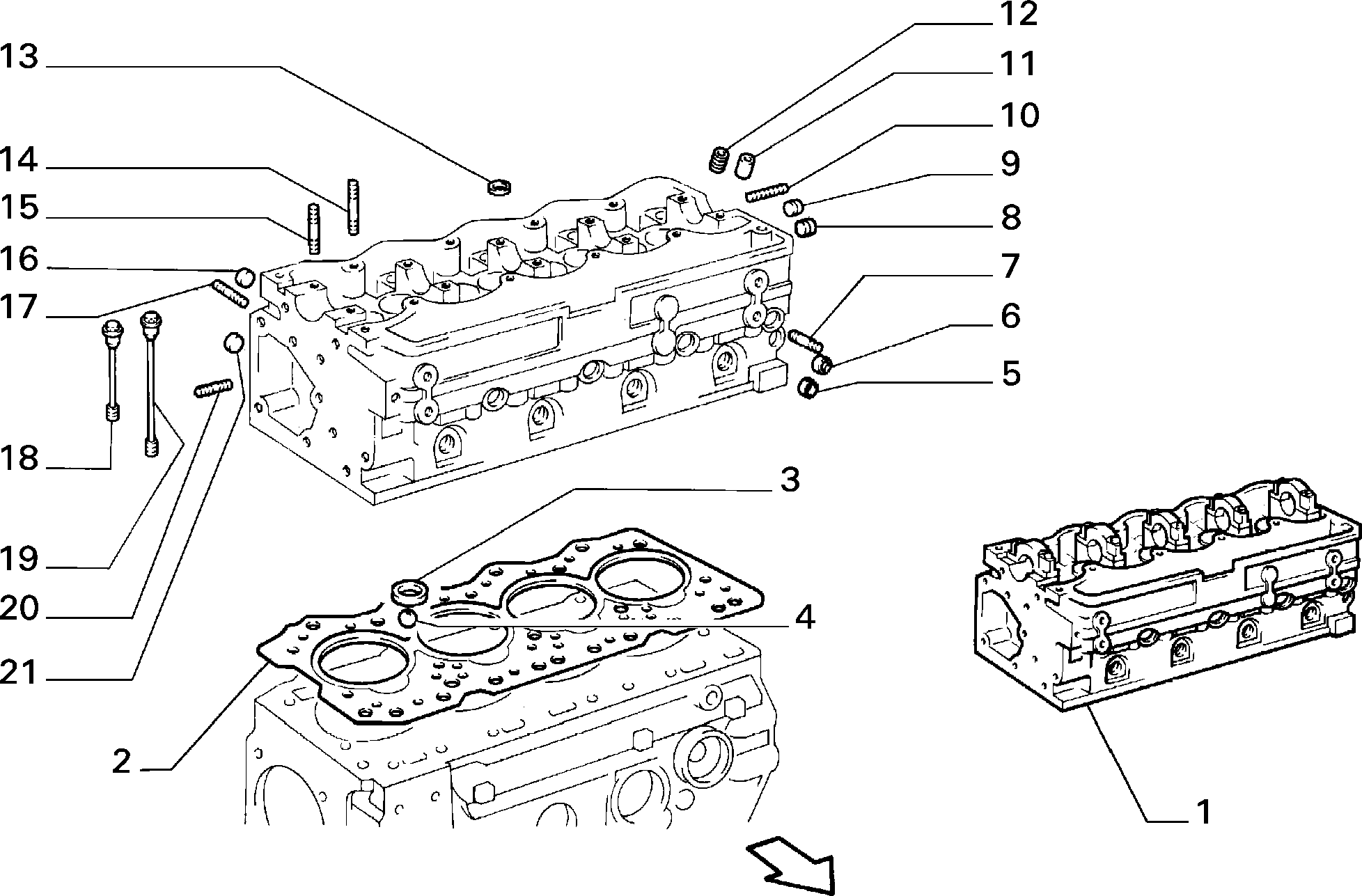 RENAULT 4854648 - Kit bulloni testata www.autoricambit.com