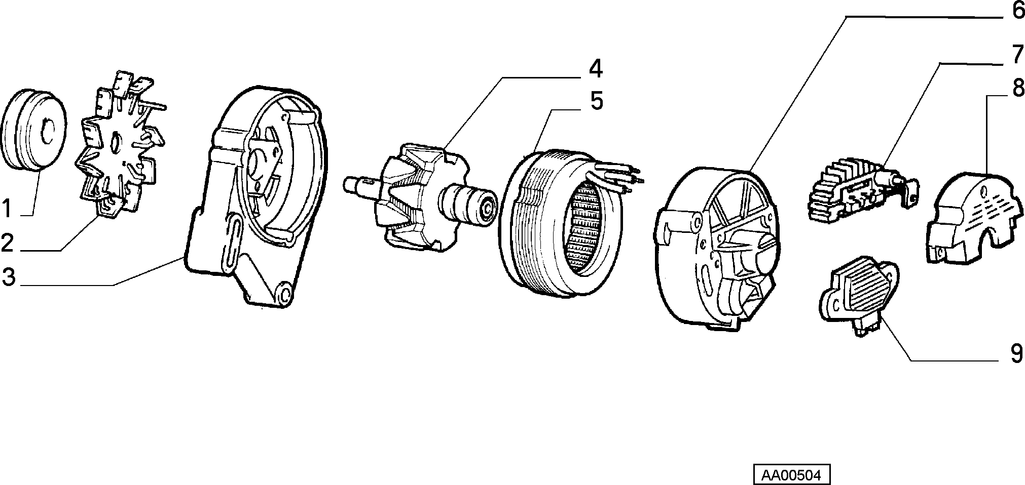 FERRARI 994 1193 - Regolatore di tensione del generatore www.autoricambit.com