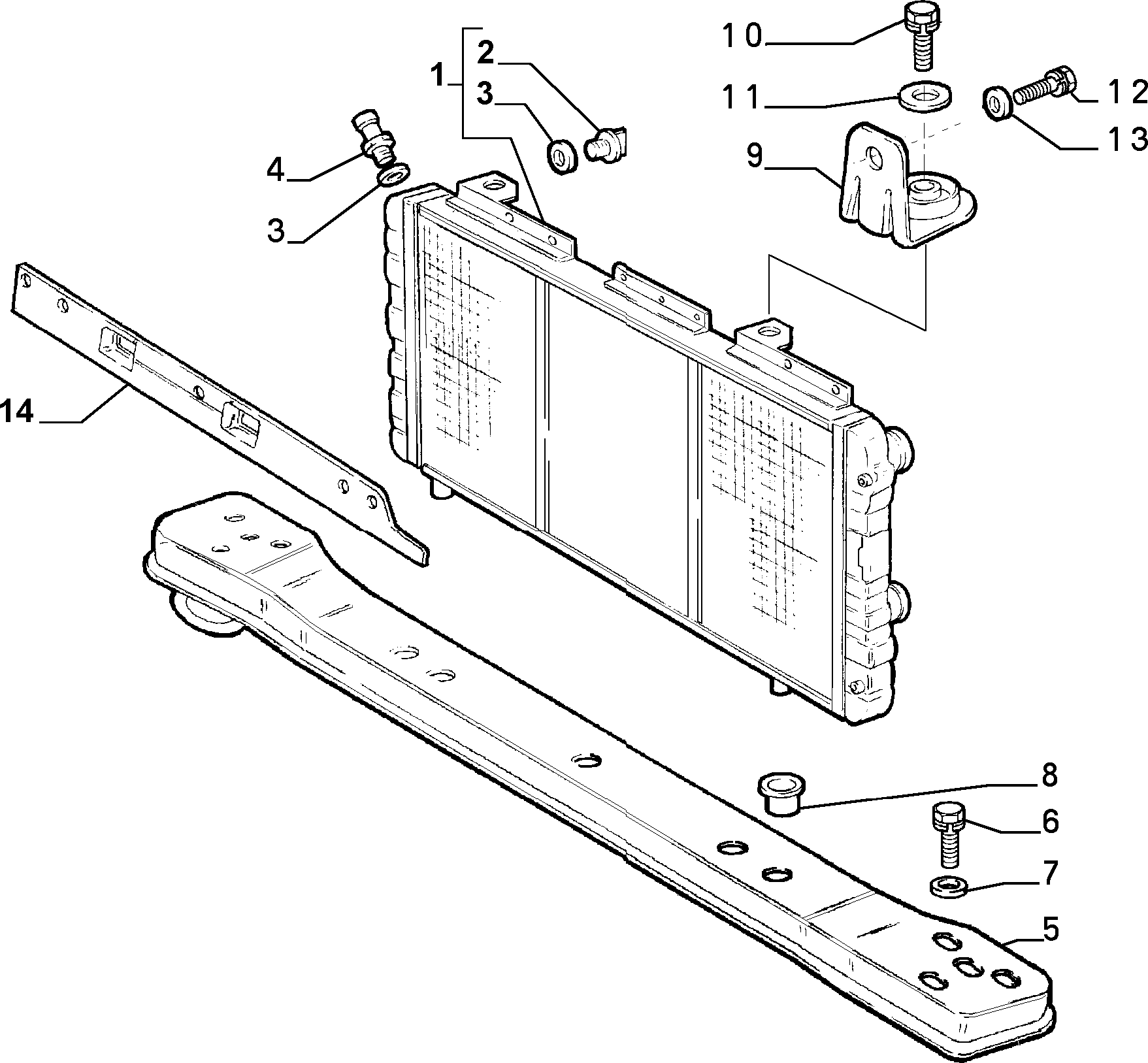 Lancia 1311003080 - Radiatore, Raffreddamento motore www.autoricambit.com