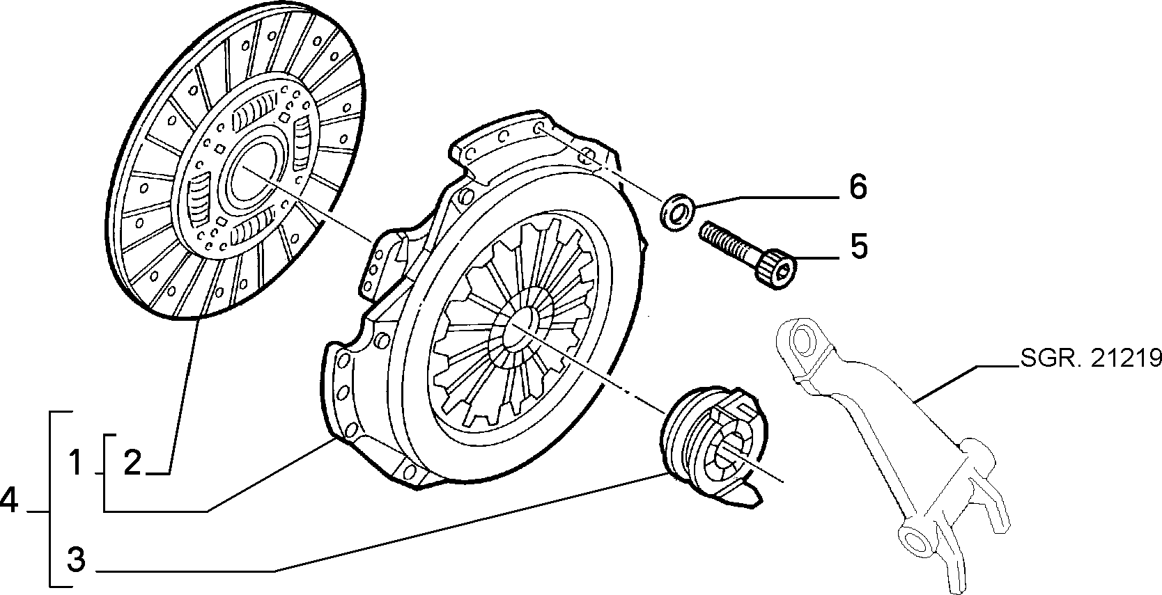 FIAT 589 5088 - Kit frizione www.autoricambit.com