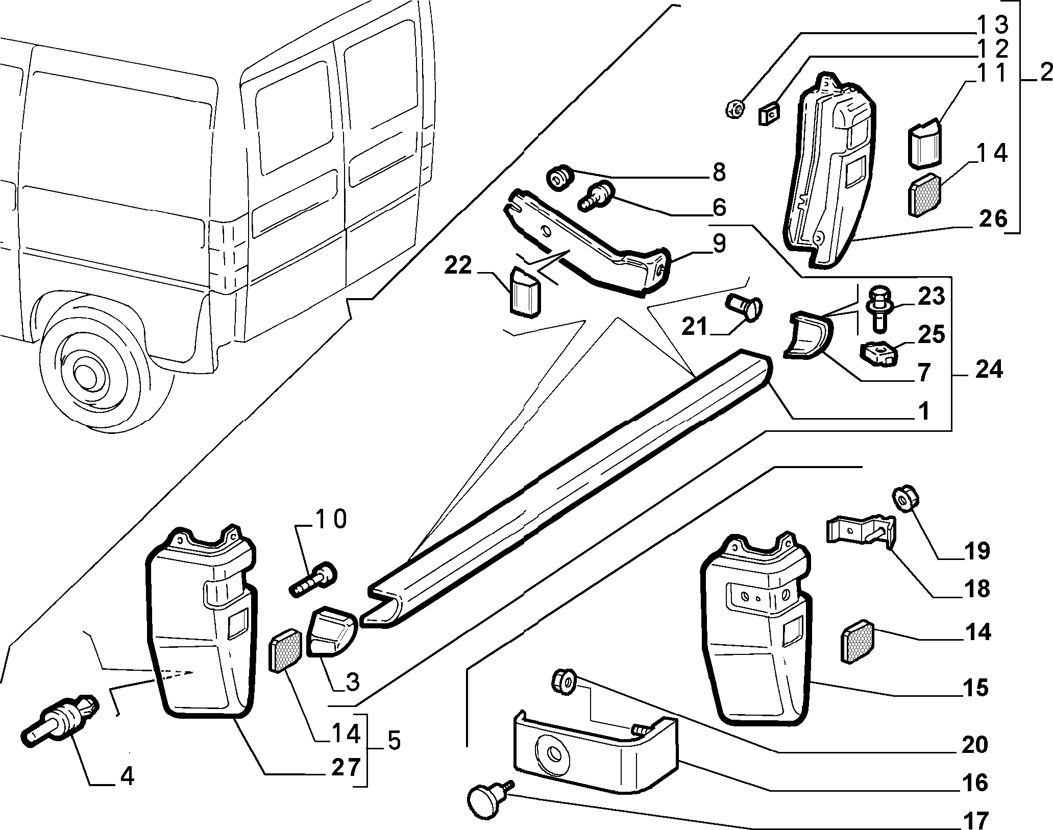 FIAT 13026-70604 - Paraurti www.autoricambit.com