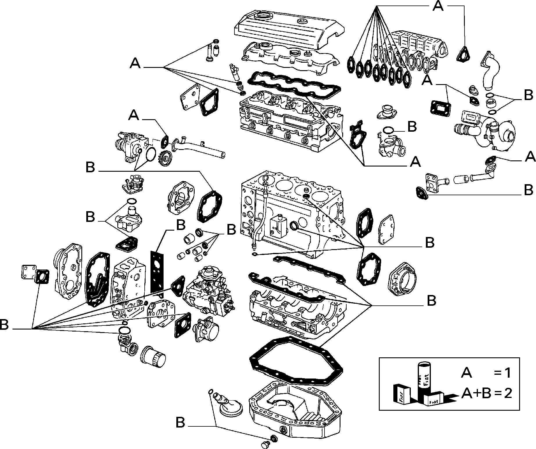 IVECO 5894789 - Kit guarnizioni, Testata www.autoricambit.com