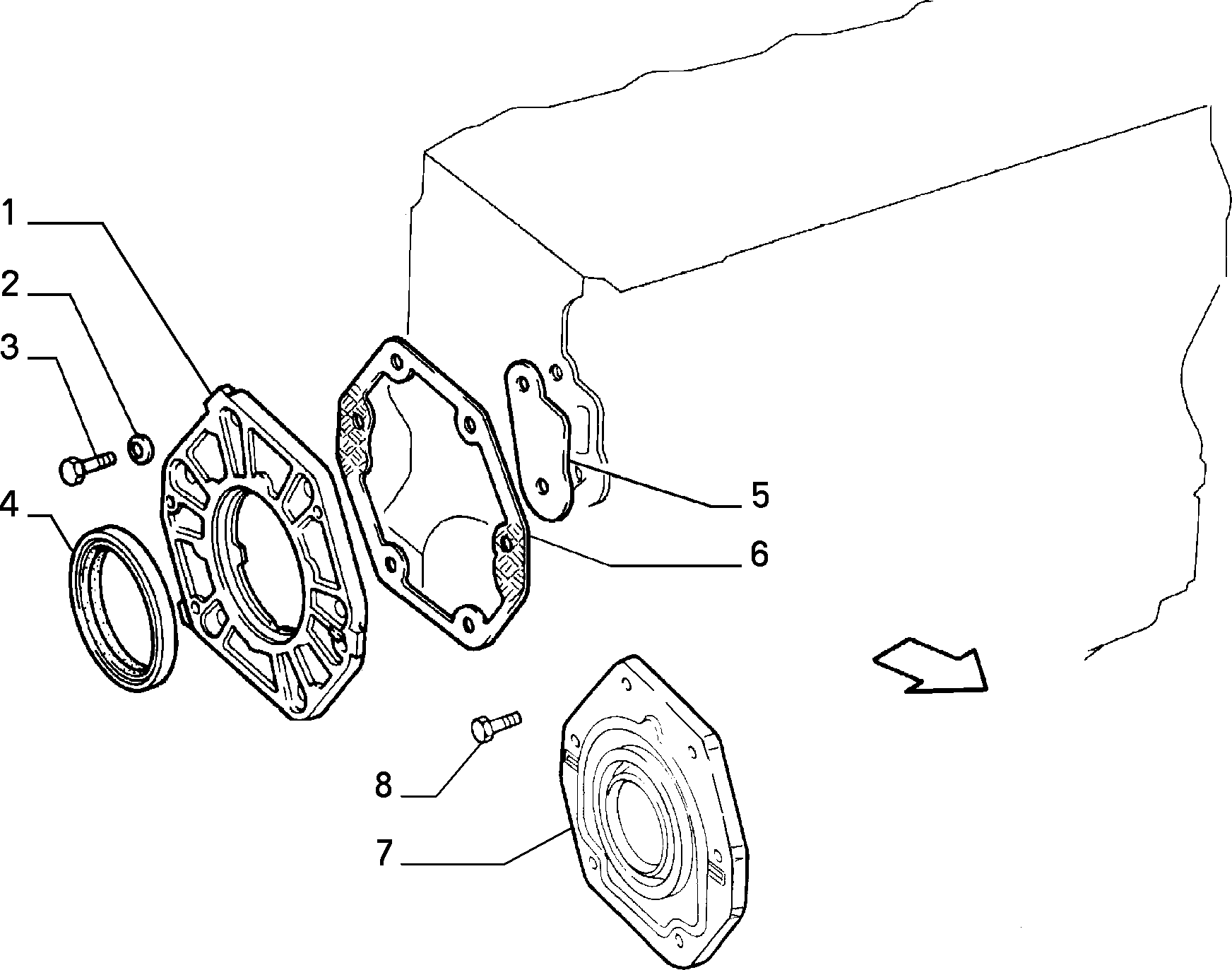 FIAT 98454053 - Paraolio, Albero a gomiti www.autoricambit.com