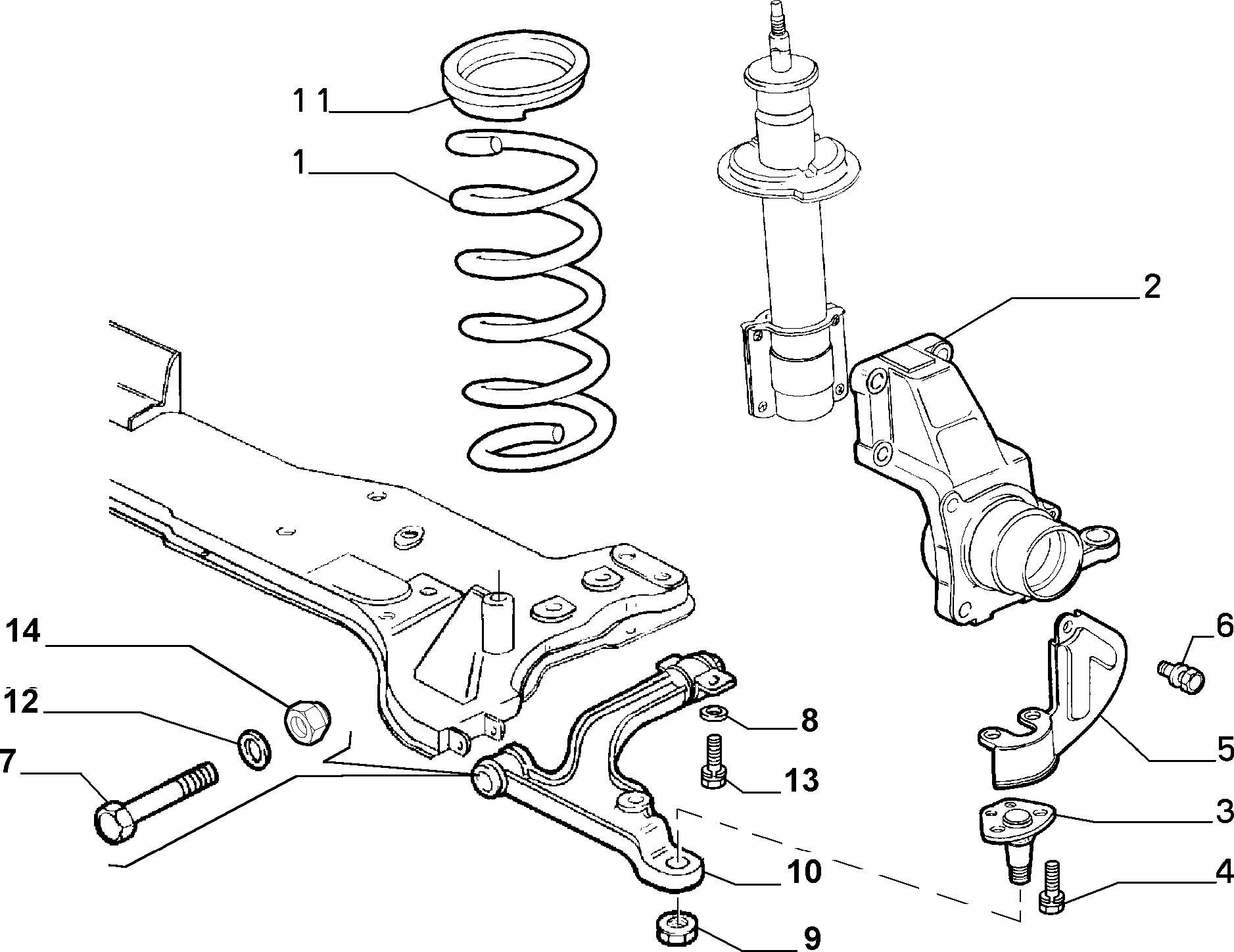 CITROËN 1320755080 - Silent Block, Supporto Braccio Oscillante www.autoricambit.com