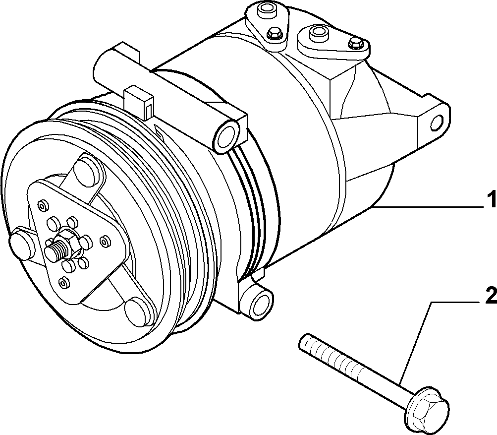 FORD 9658128580 - Compressore, Climatizzatore www.autoricambit.com