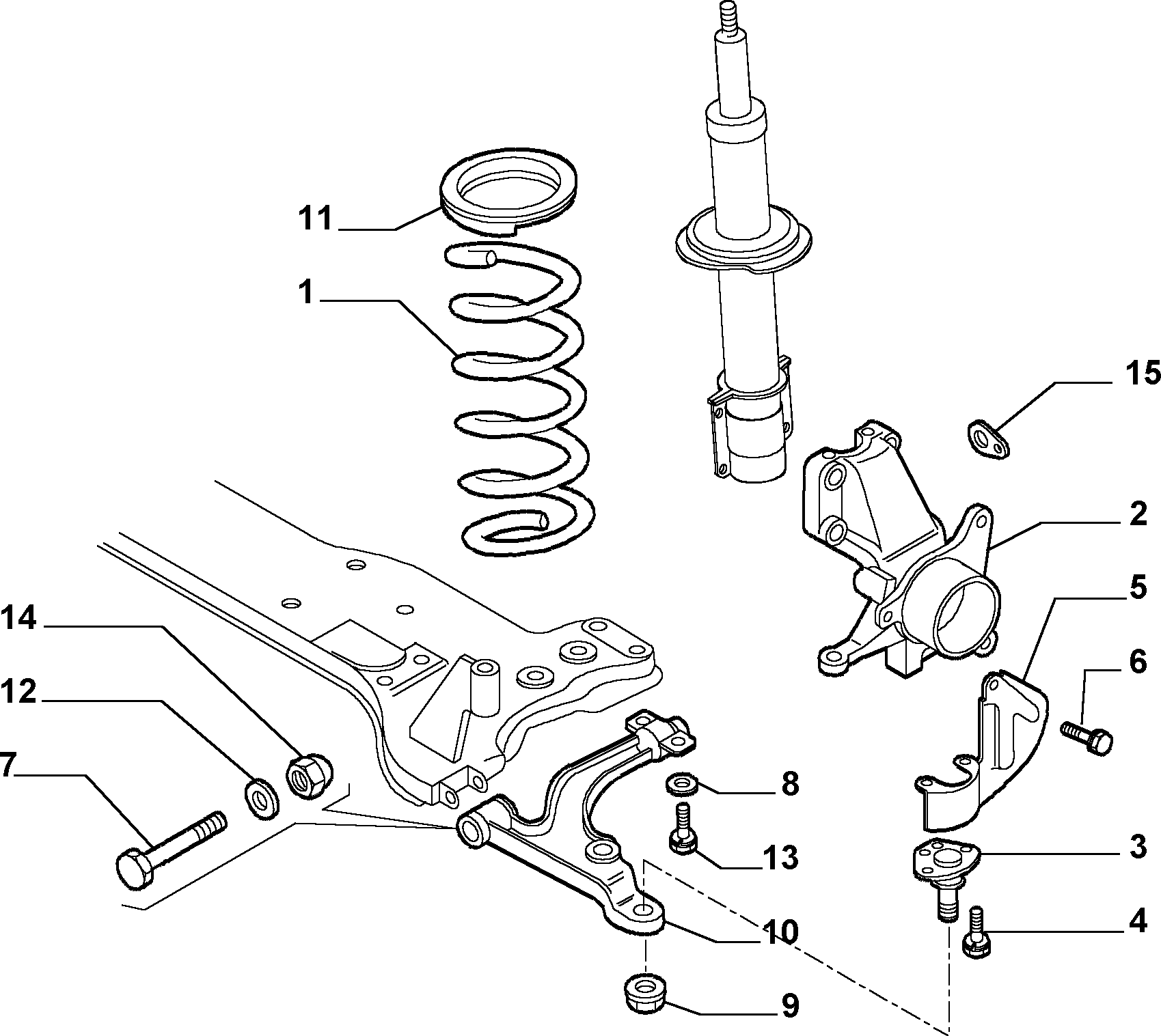 FIAT 1331640080 - Giunto di supporto / guida www.autoricambit.com