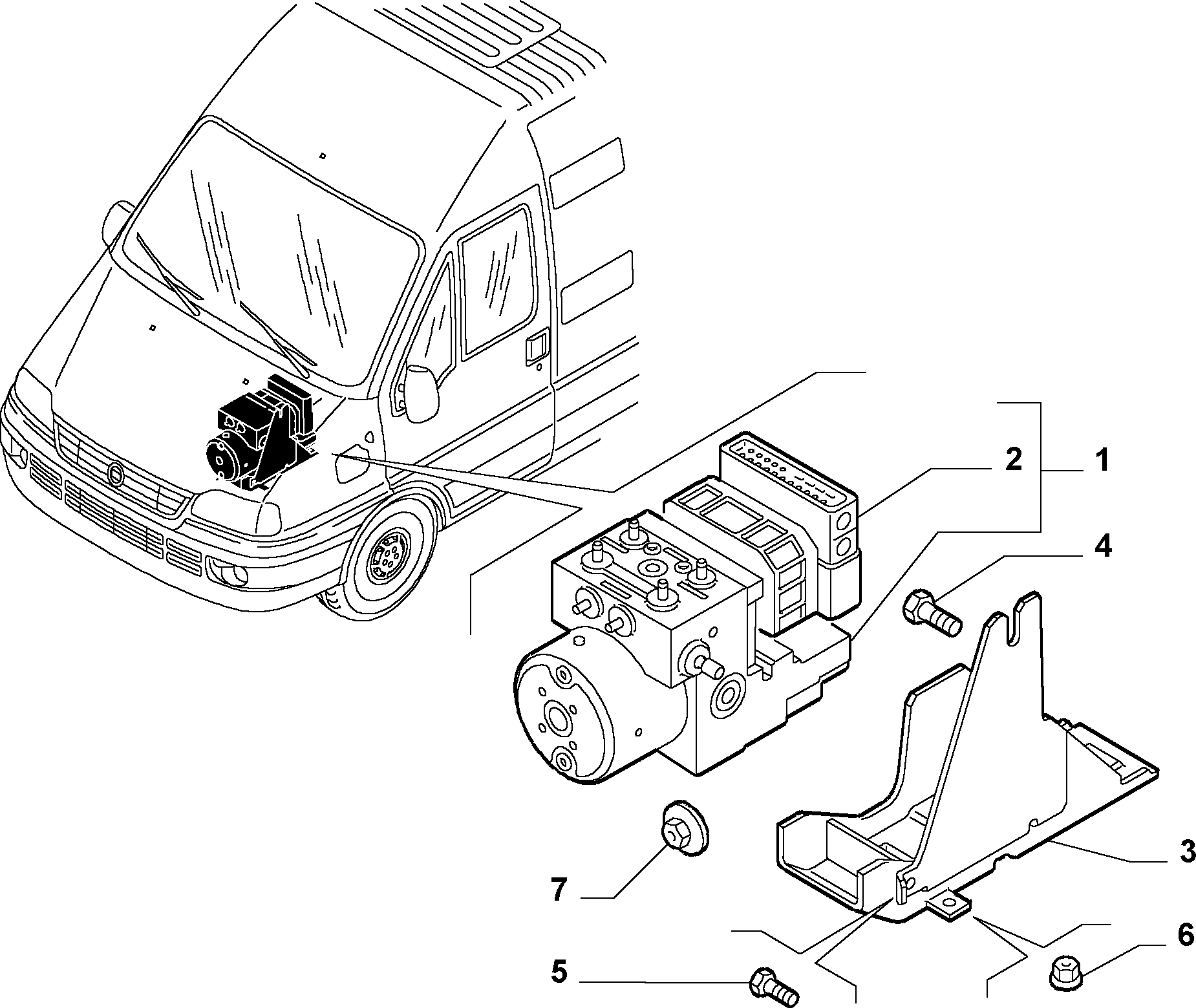 FIAT 71719432 - Kit centralina www.autoricambit.com