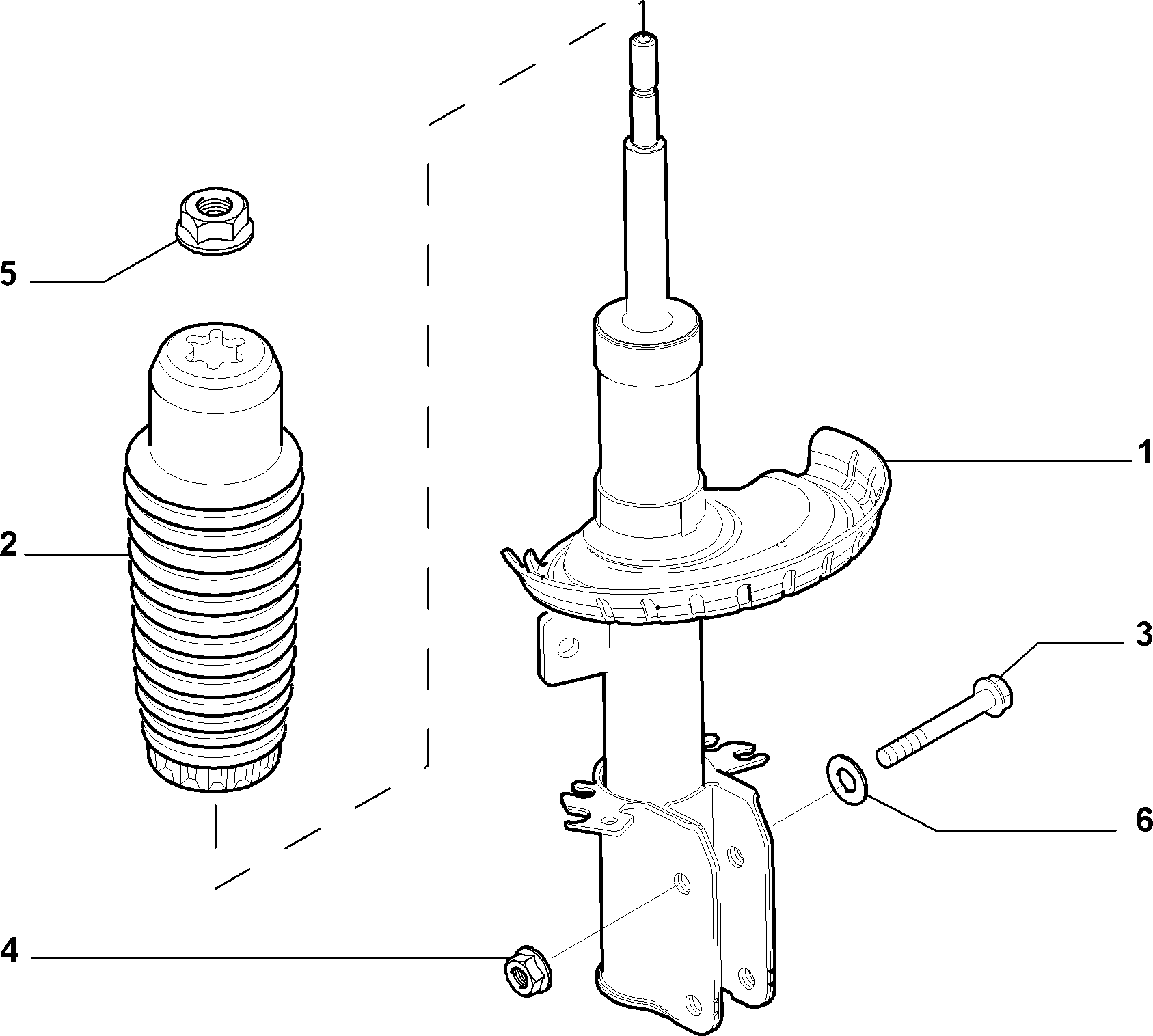 IVECO 1311716080 - Kit parapolvere, Ammortizzatore www.autoricambit.com