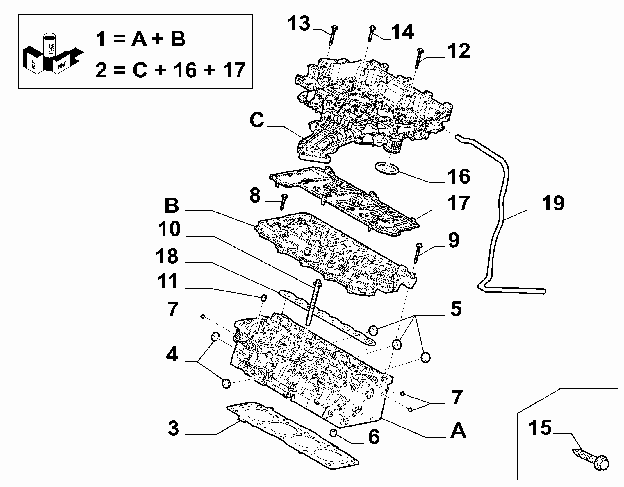 FIAT 9682002980 - Guarnizione, Testata www.autoricambit.com