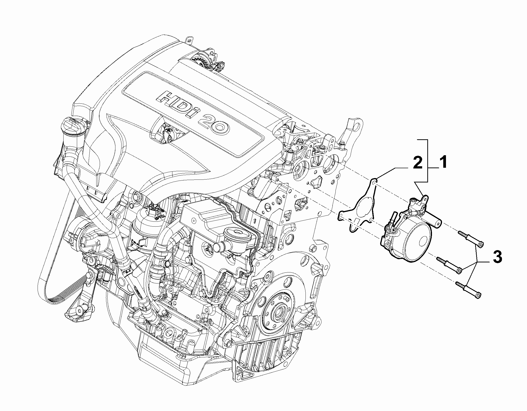 FIAT 9673836180 - Pompa depressione, Sistema frenante www.autoricambit.com