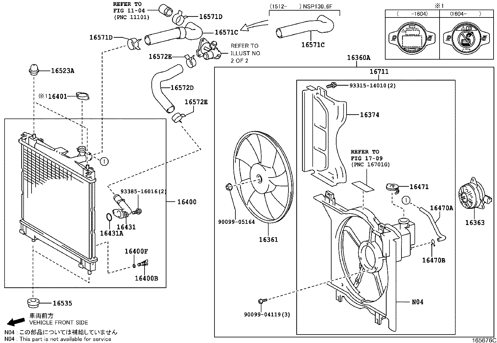 Subaru 1640131520 - Tappo, radiatore www.autoricambit.com