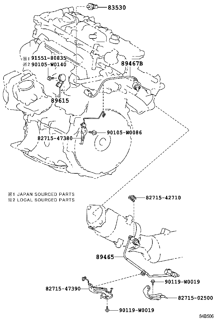 TOYOTA 8946728090 - Sonda lambda www.autoricambit.com