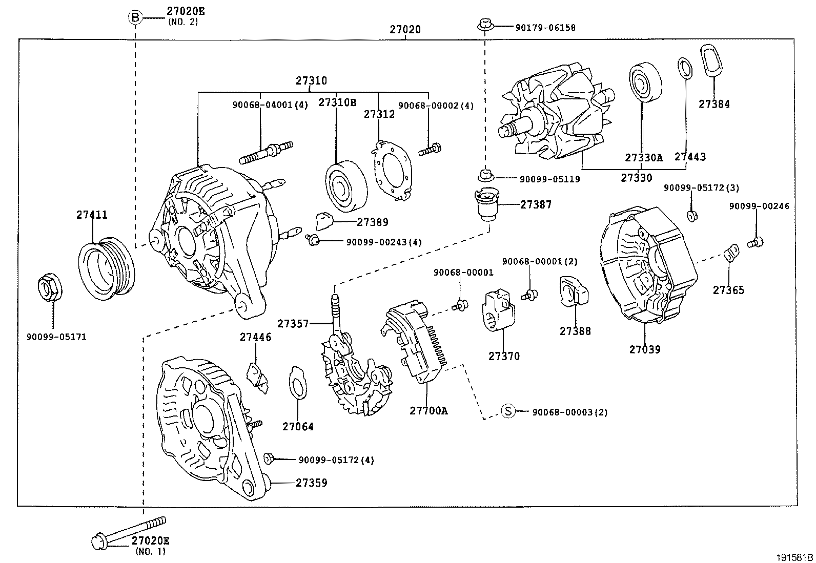 TOYOTA 273300H010 - Alternatore www.autoricambit.com