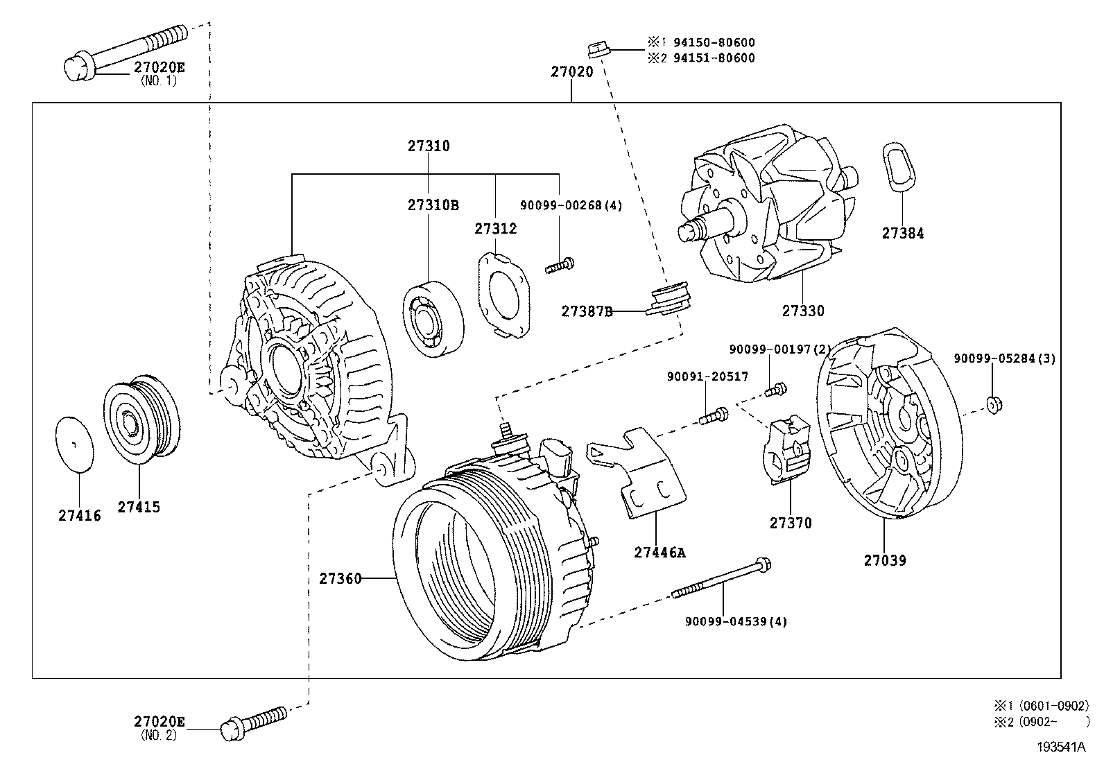 NISSAN 27060-28310 - Puleggia cinghia, Alternatore www.autoricambit.com