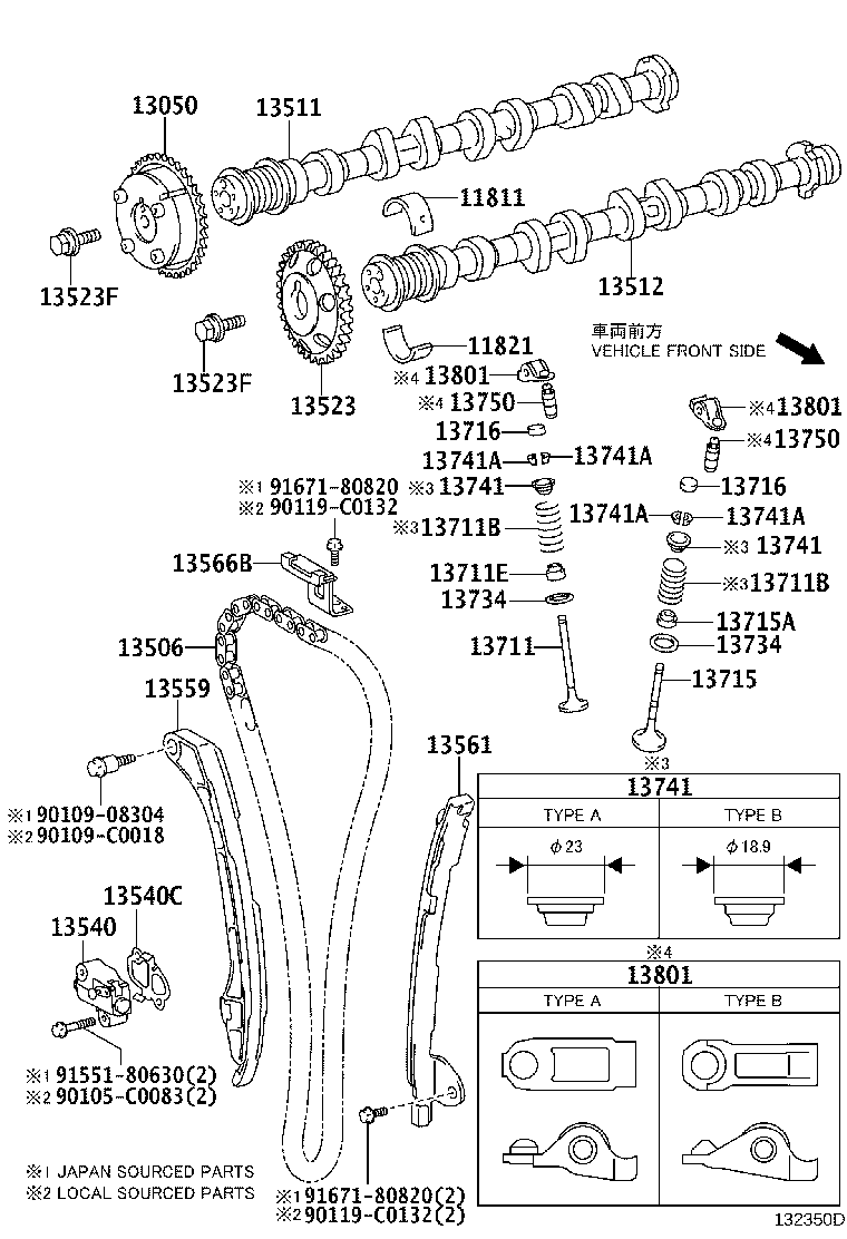 TOYOTA 13750-0V030 - Punteria www.autoricambit.com