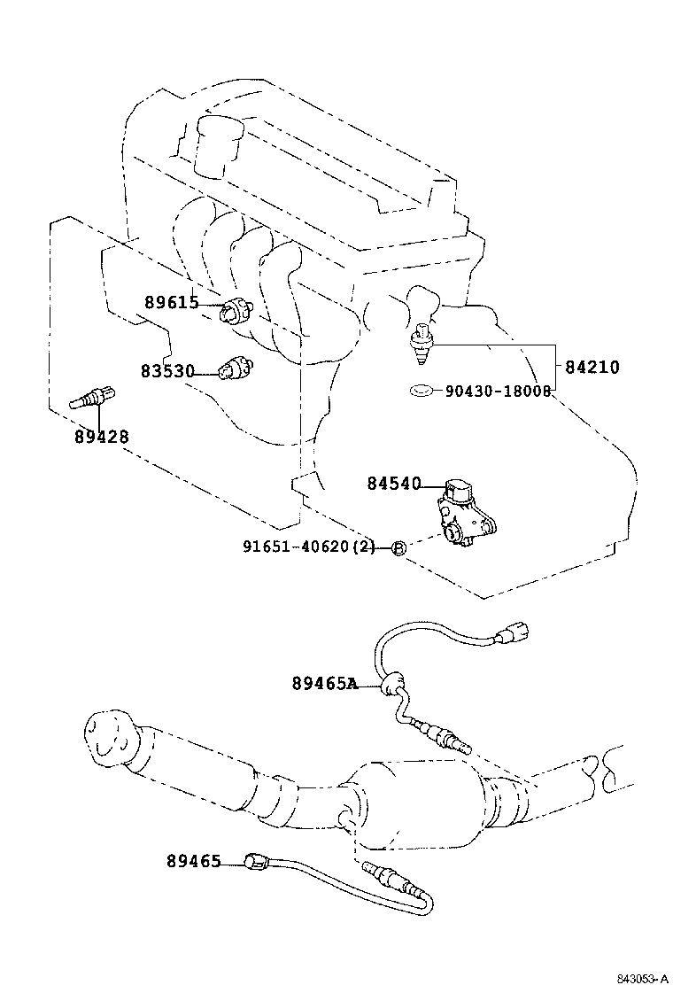 TOYOTA 89465-52050 - Sonda lambda www.autoricambit.com