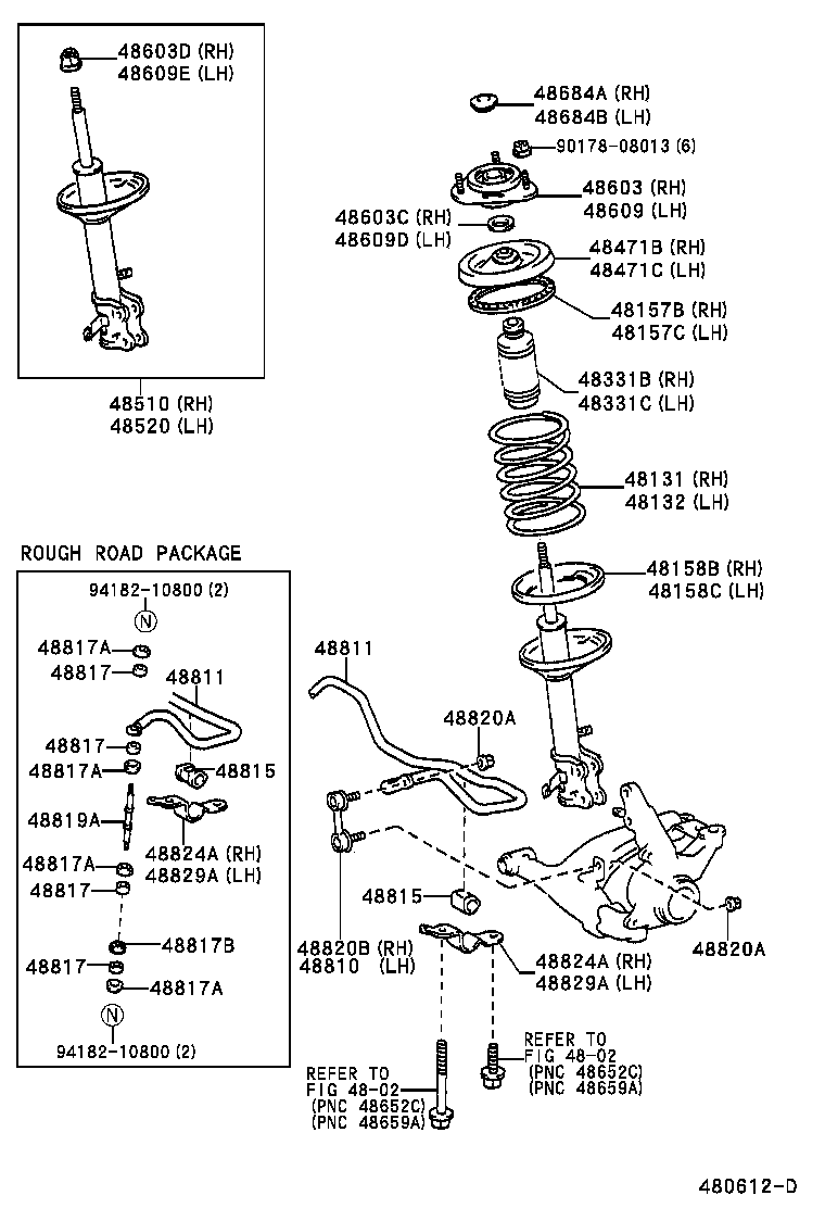 TOYOTA 90948-02015 - Asta/Puntone, Stabilizzatore www.autoricambit.com