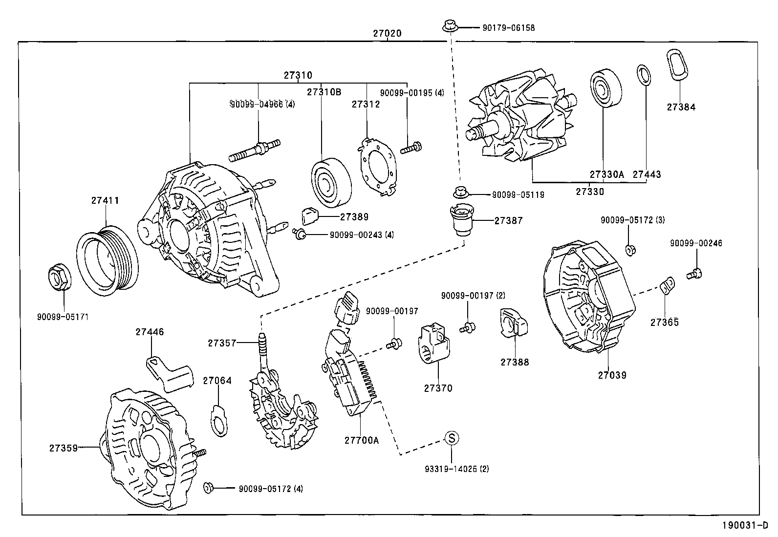 TOYOTA 2733072280 - Rotore, Alternatore www.autoricambit.com