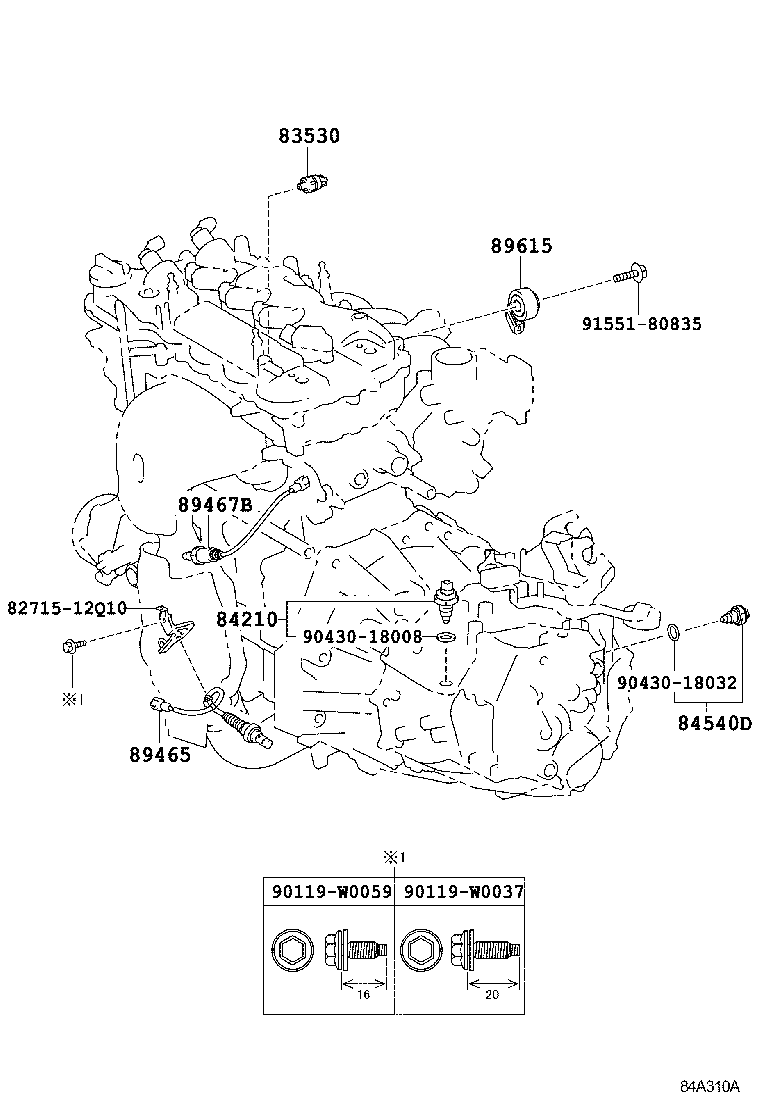 TOYOTA 89467 52090 - Sonda lambda www.autoricambit.com