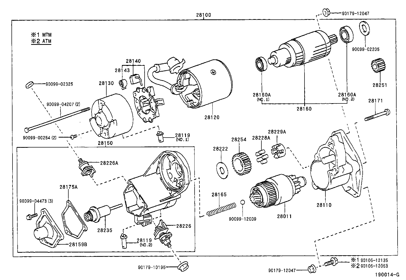 TOYOTA 28100-67070 - Motorino d'avviamento www.autoricambit.com