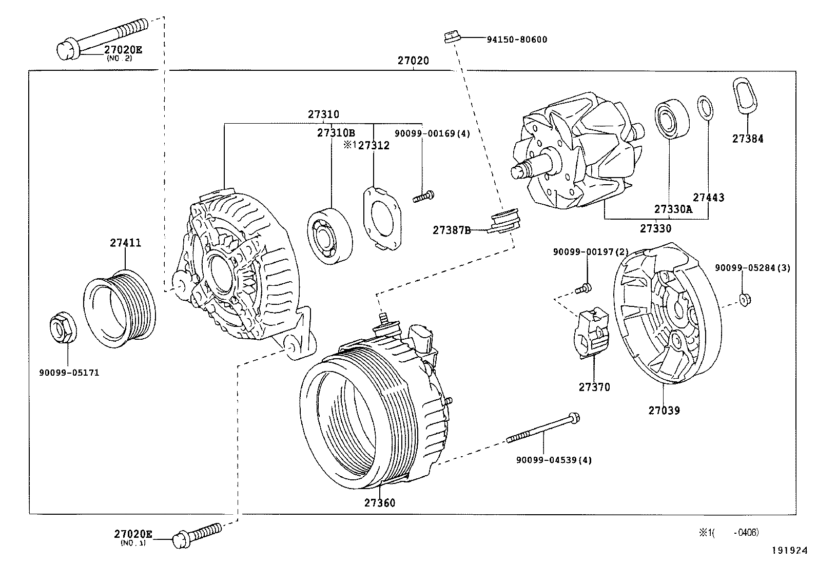 TOYOTA 27060-20210 - Alternatore www.autoricambit.com