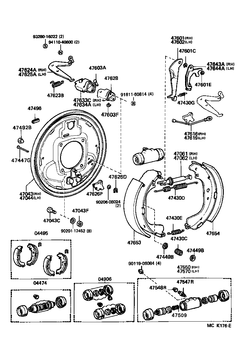 Hyundai 0449560060 - Kit freno, freni a tamburo www.autoricambit.com