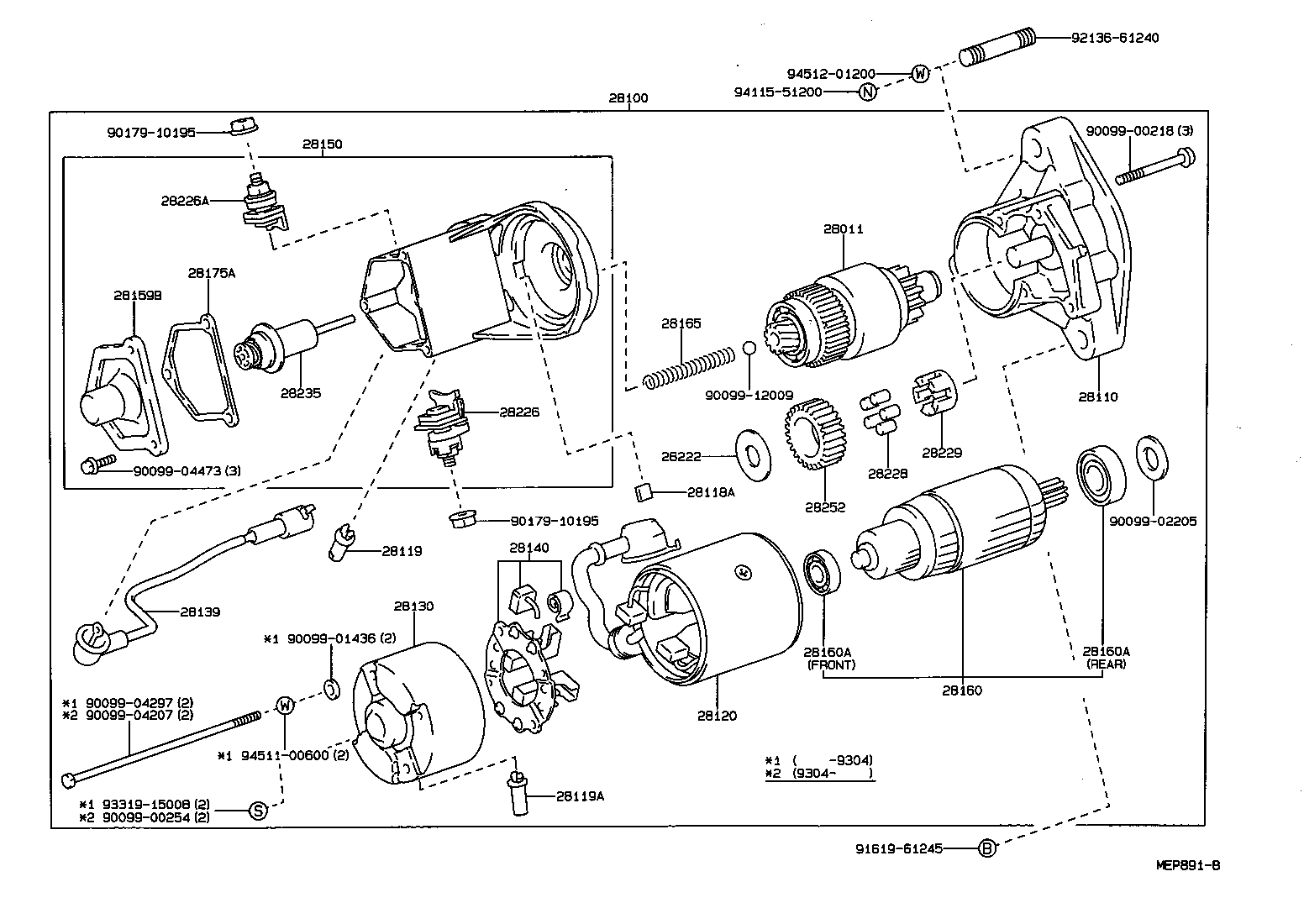 TOYOTA 28120-56071 - Avvolgimento d'eccitazione Motorino avviamento www.autoricambit.com