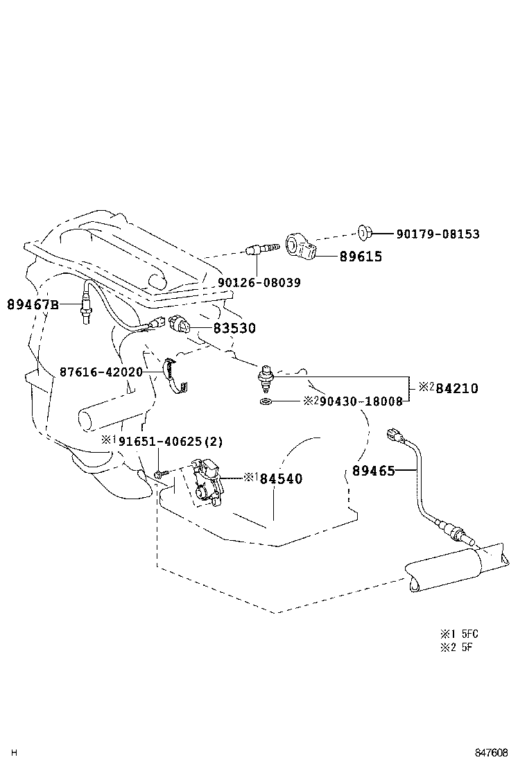 TOYOTA 89465-33440 - Sonda lambda www.autoricambit.com